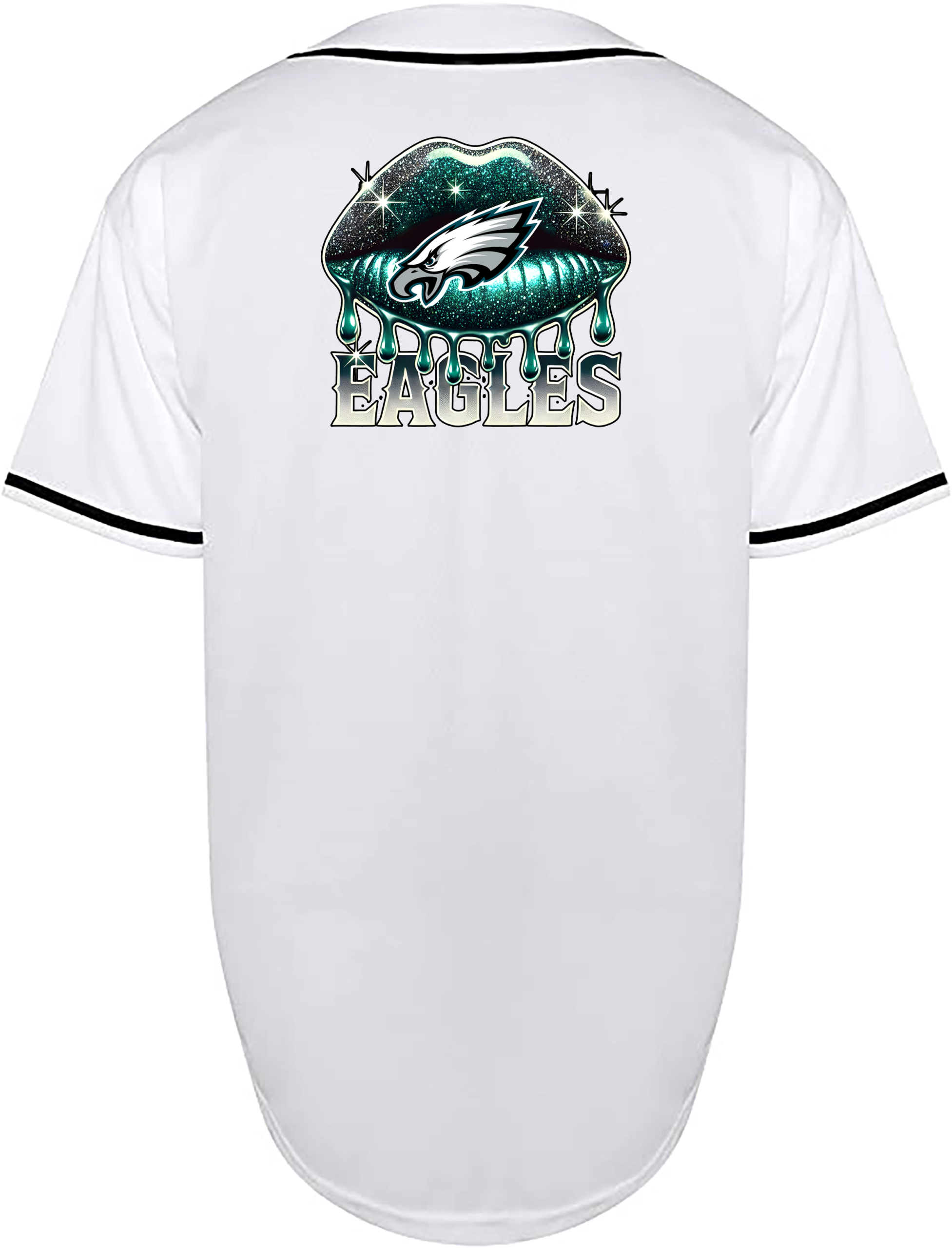 Custom Eagles Lips Jersey