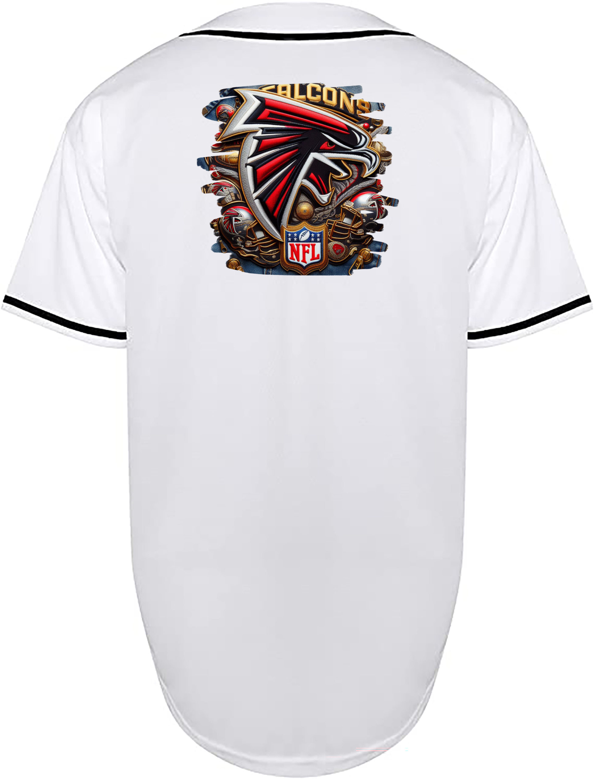 Custom Falcons Denim Design Jersey