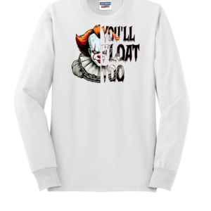 Custom Halloween IT Clown Crew Neck Sweatshirt