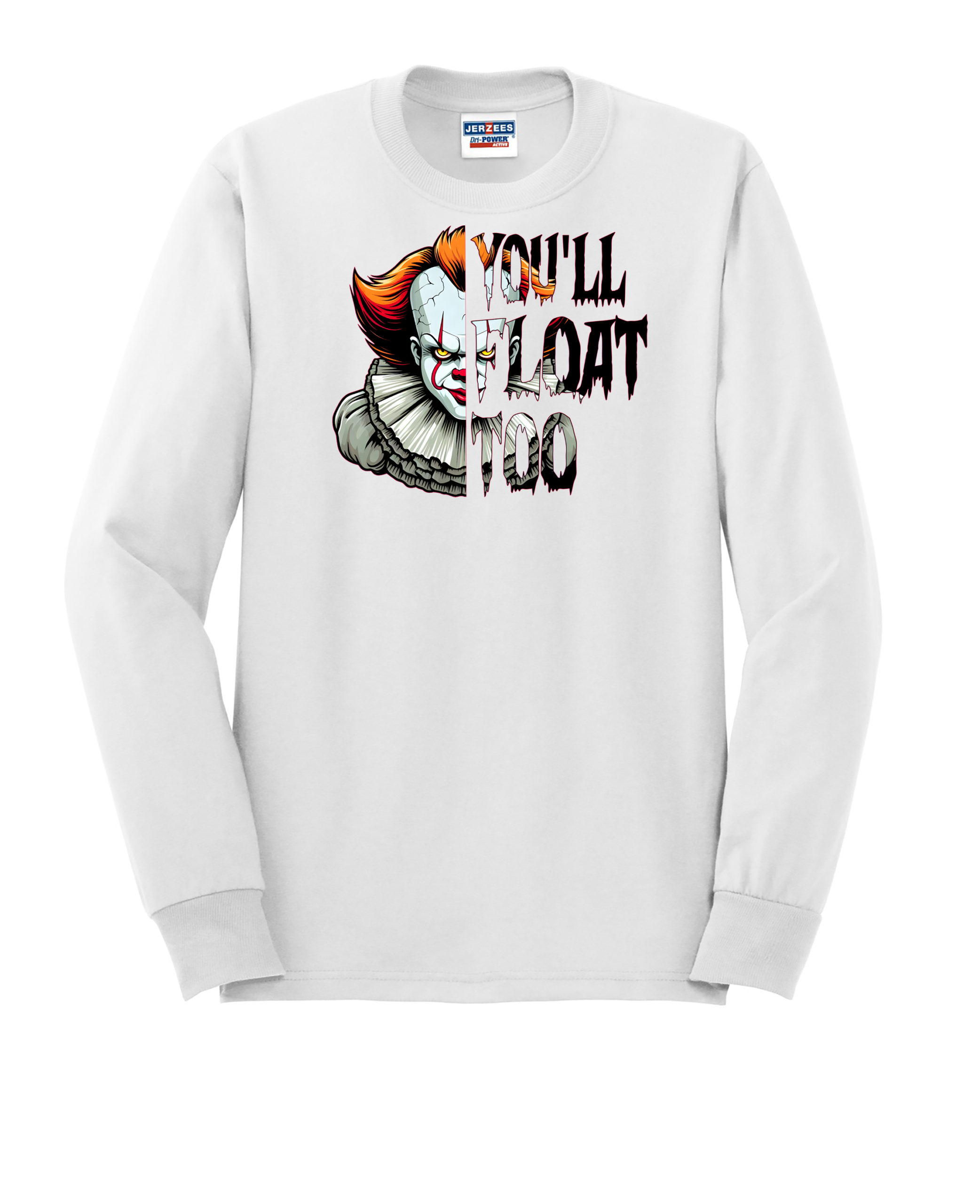 Custom Halloween IT Clown Crew Neck Sweatshirt