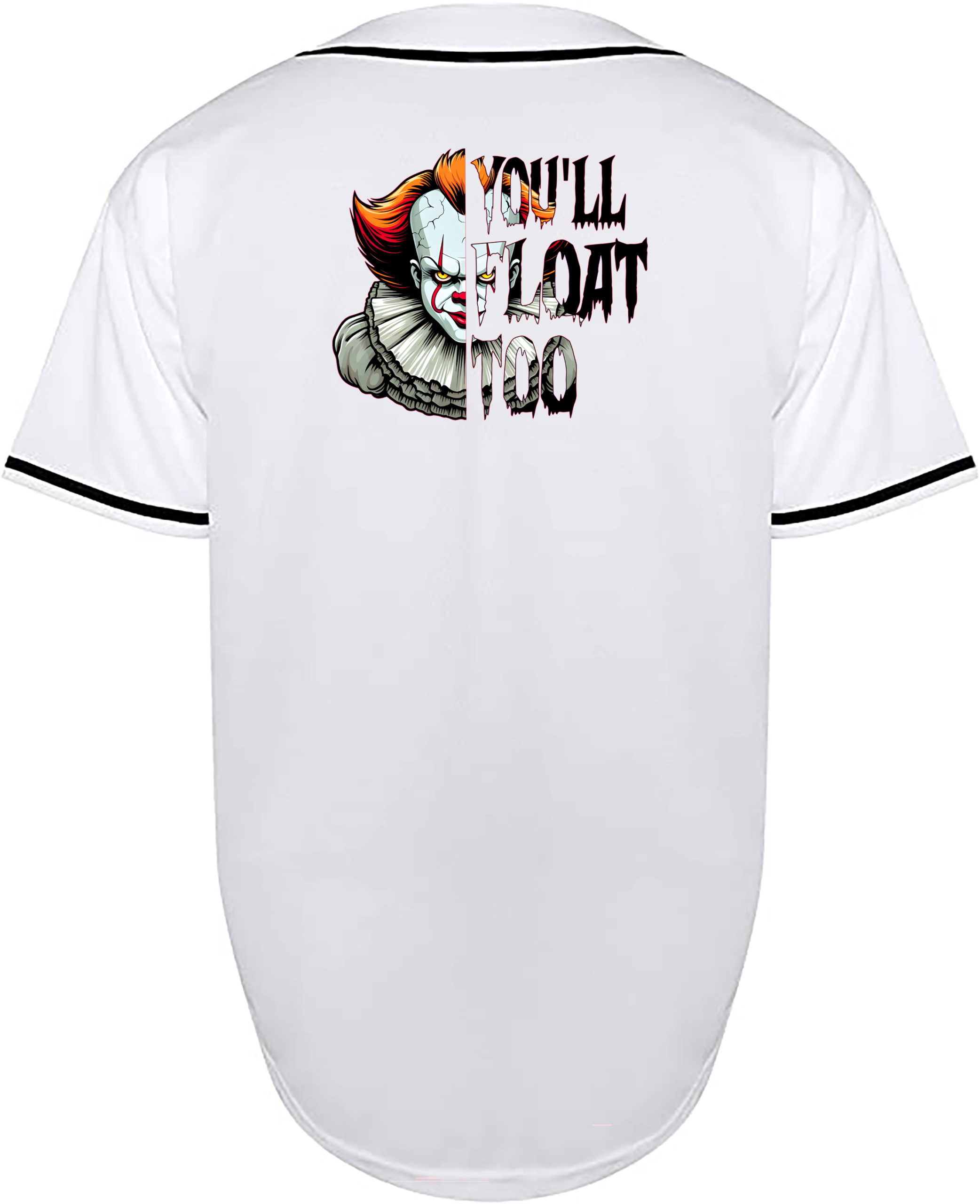 Custom Halloween IT Clown Jersey