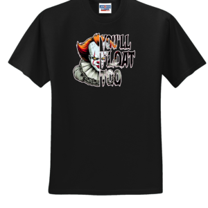 Custom Halloween IT Clown T Shirt