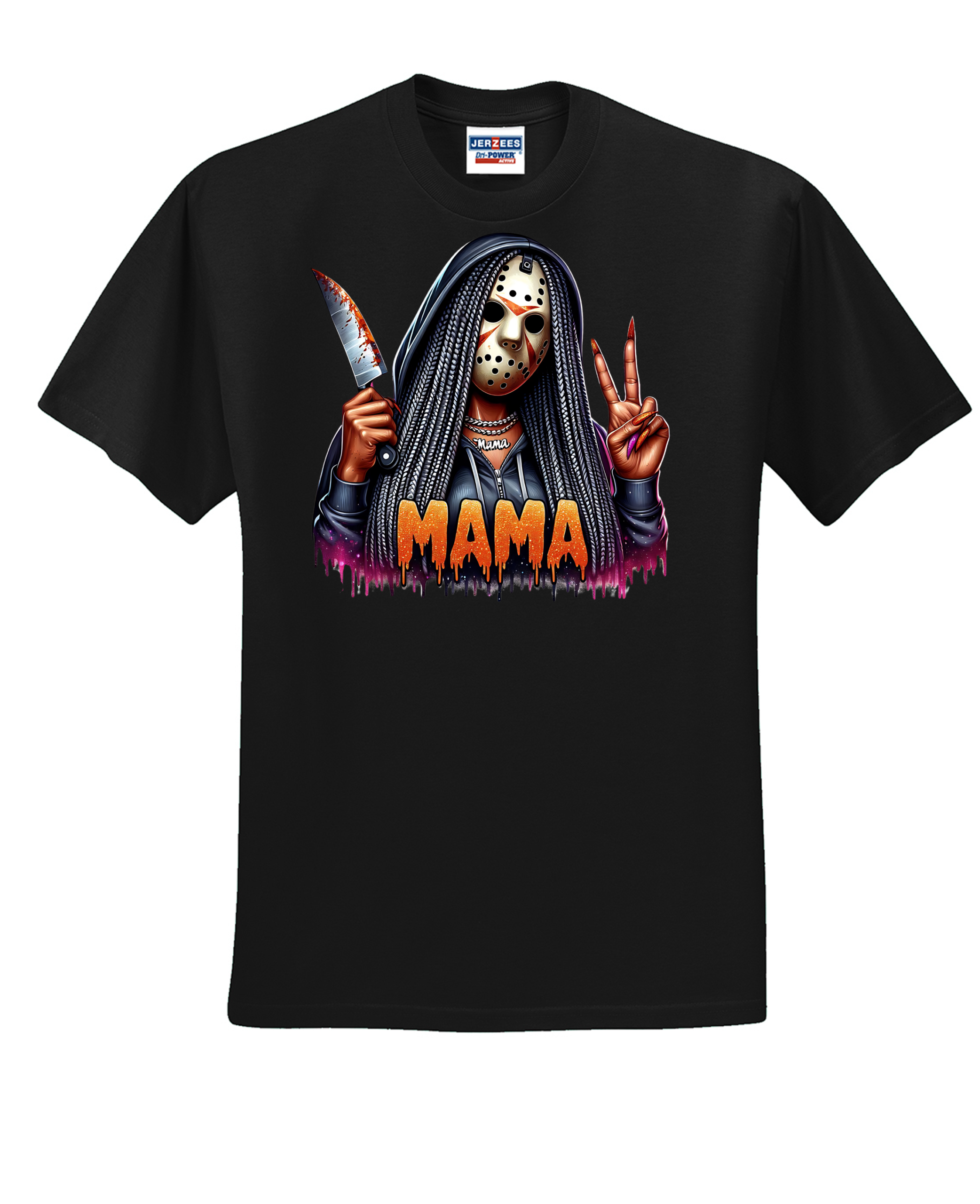 Custom Halloween Jason Voorhees Mama B T Shirt