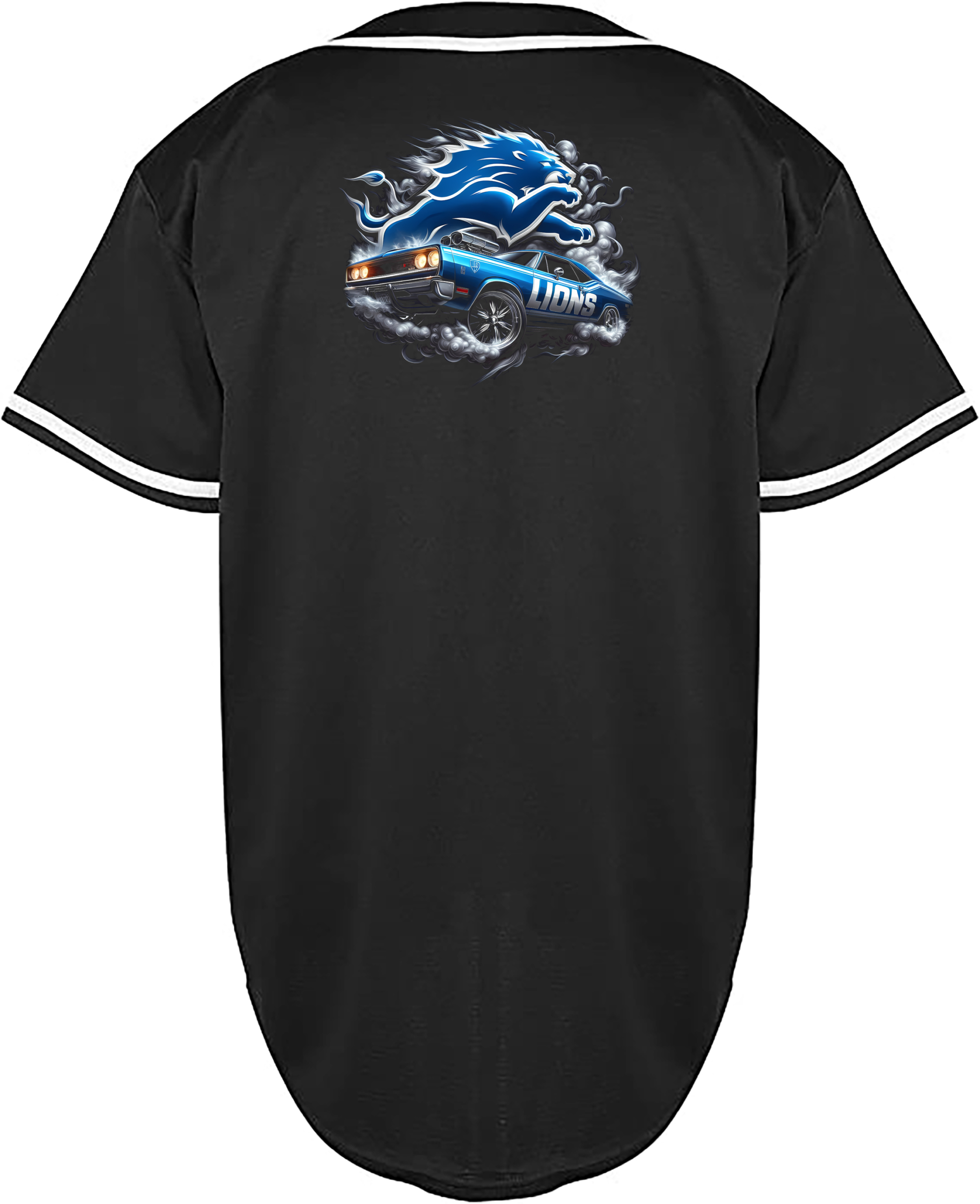 Custom Lions Muscle Car Jersey