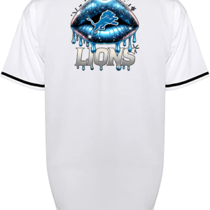 Custom Lions Lips Jersey