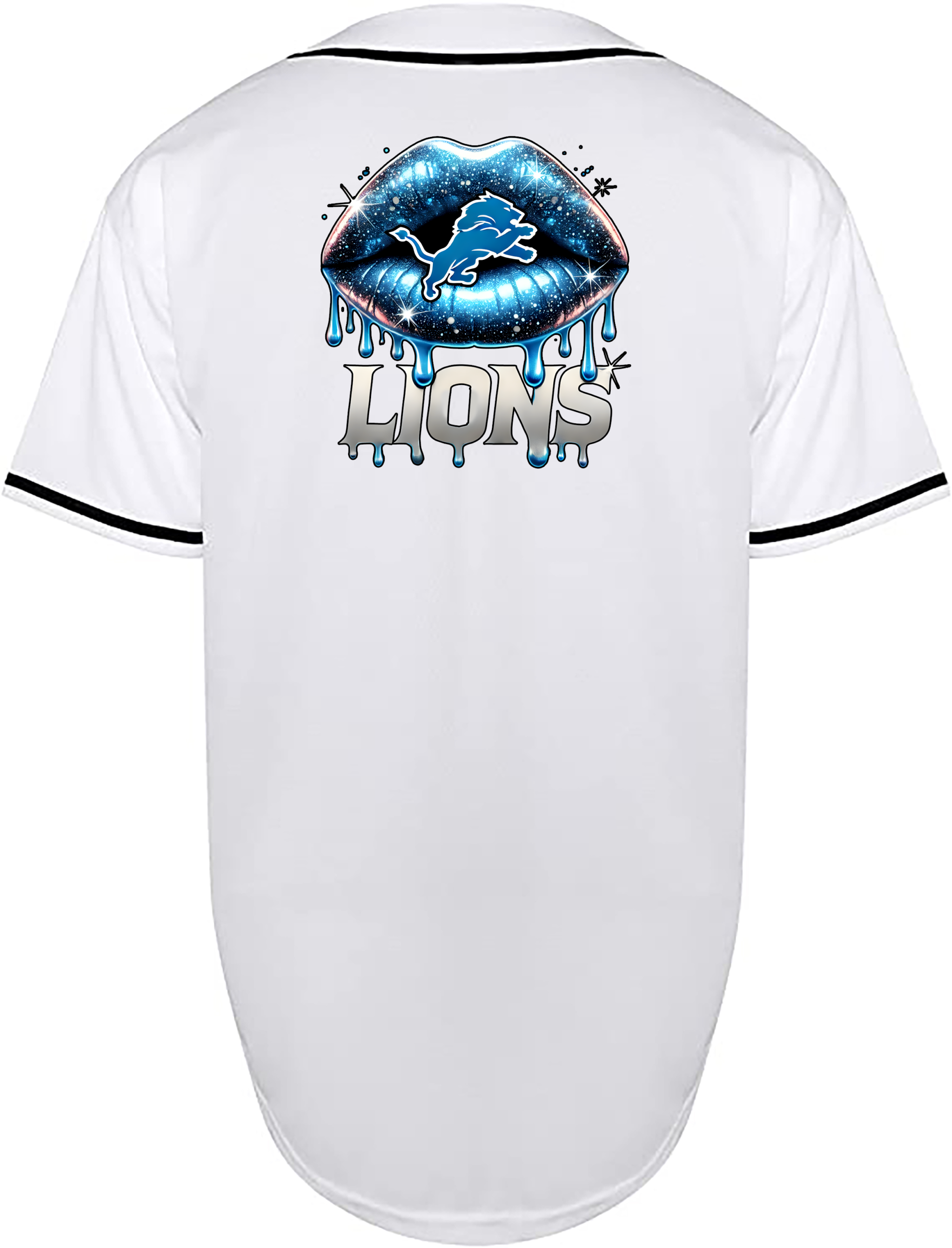 Custom Lions Lips Jersey