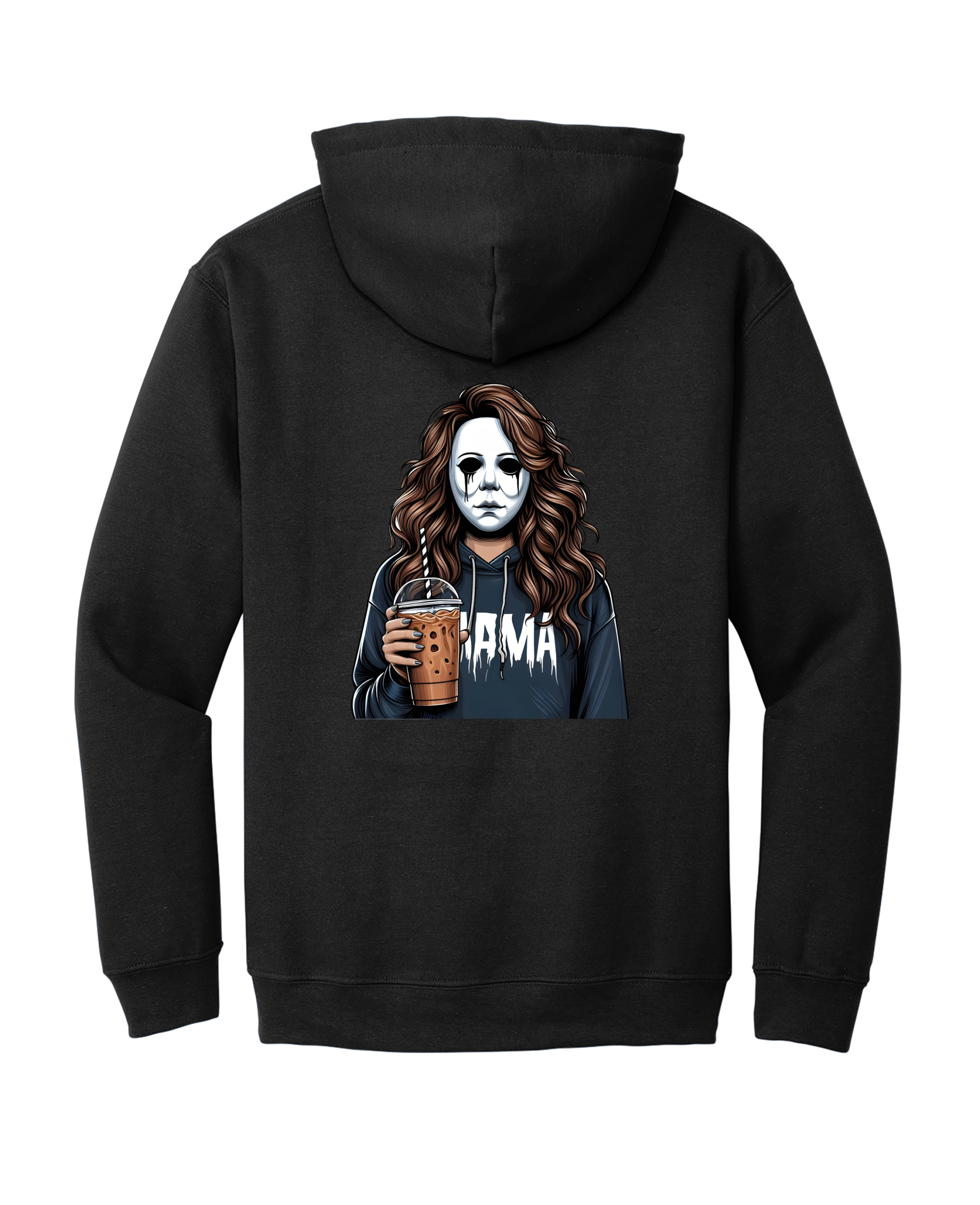 Custom Halloween Michael Meyers Brown Hair Mama Hoodie