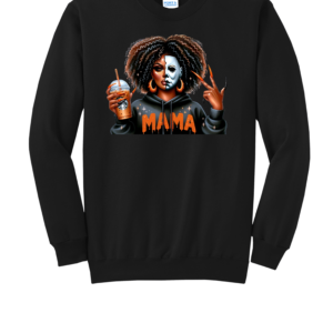 Custom Halloween Michael Meyers Mama Crew Neck Sweatshirt