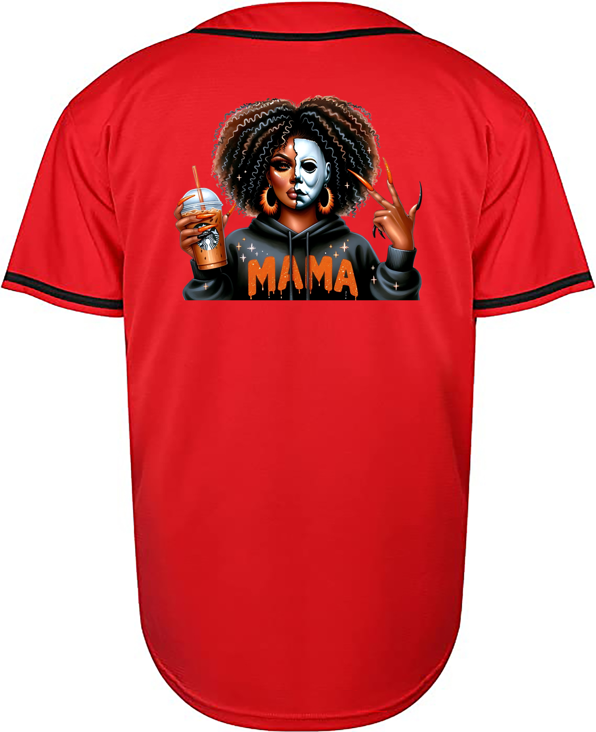 Custom Halloween Michael Meyers Mama Jersey