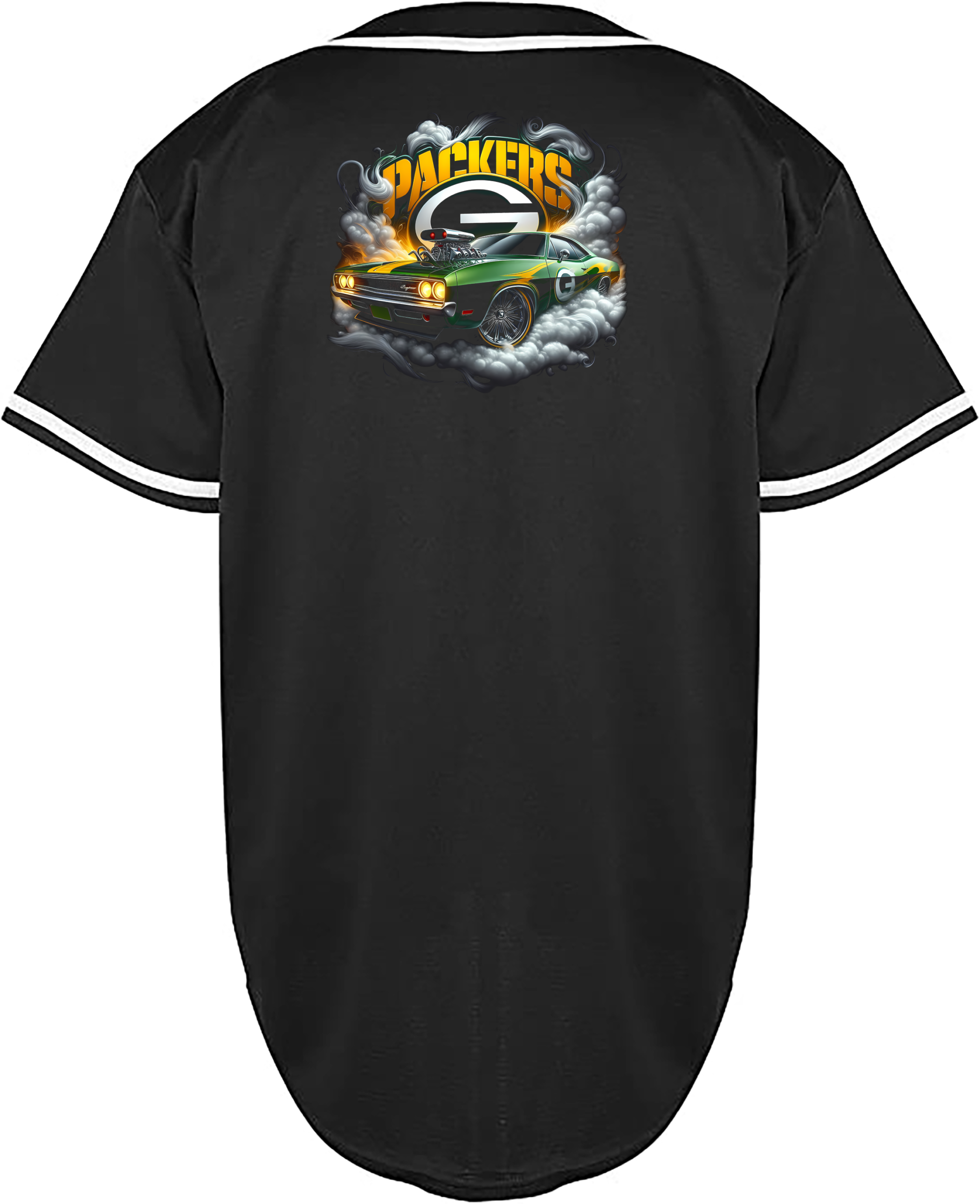 Custom Packers Muscle Car Jersey
