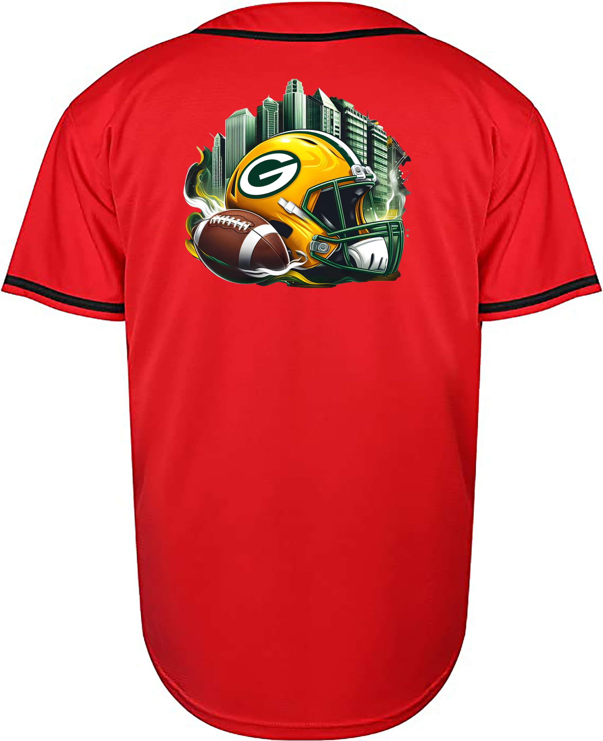 Custom Packers Helmet Jersey