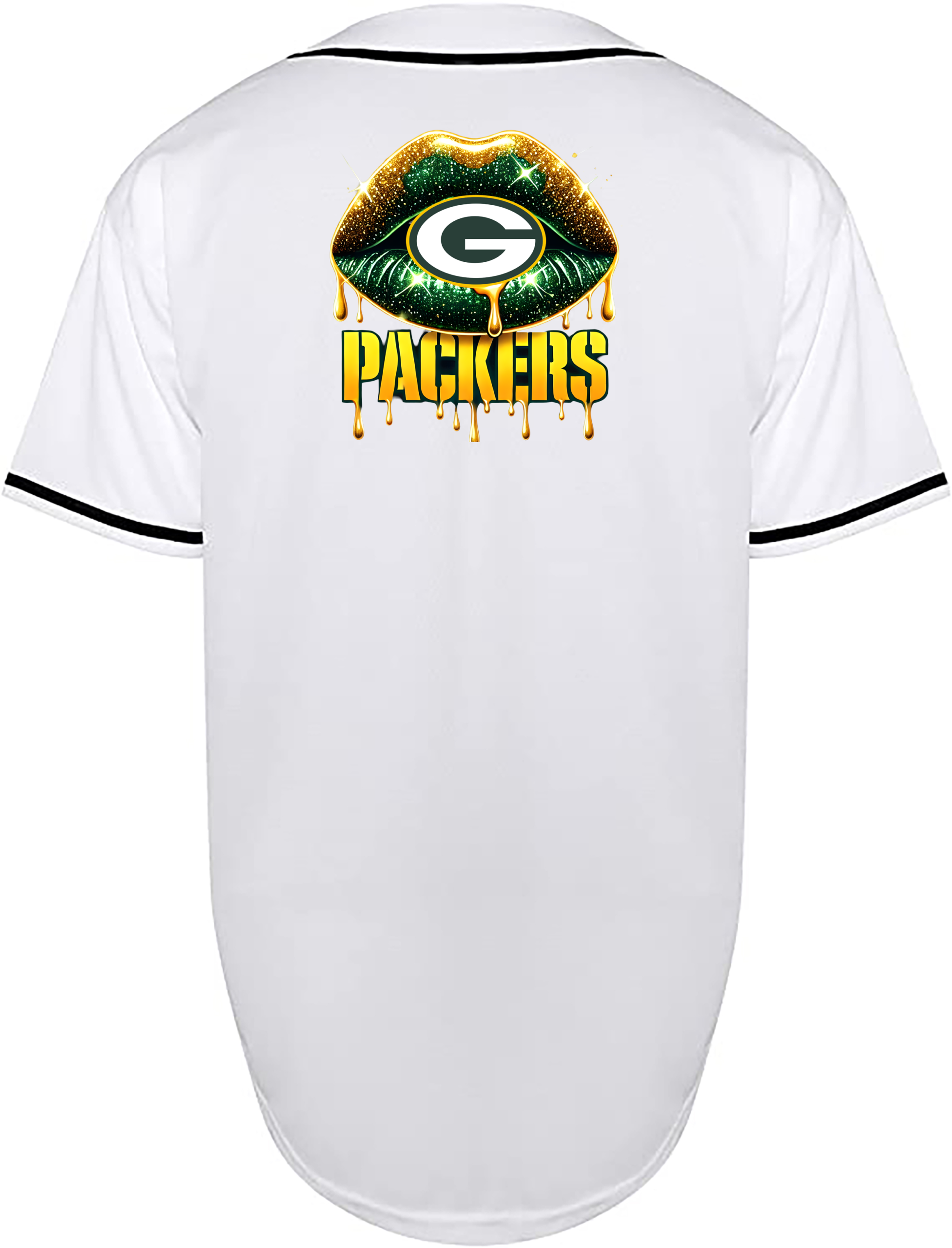 Custom Packers Lips Jersey