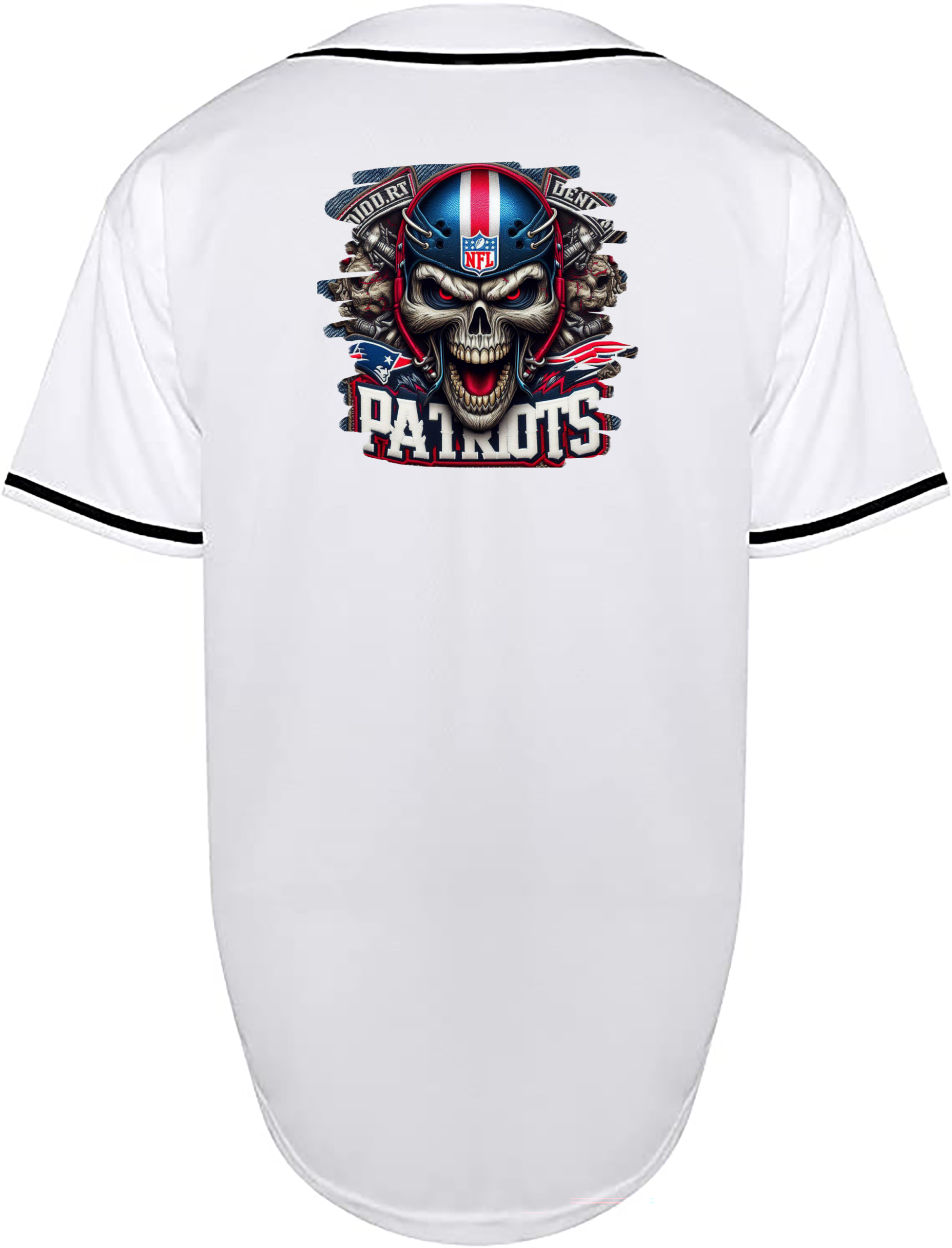 Custom Patriots Denim Jersey