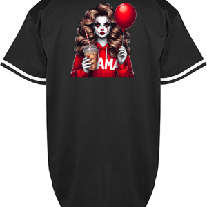 Custom Halloween Penny-Wise Mama Jersey