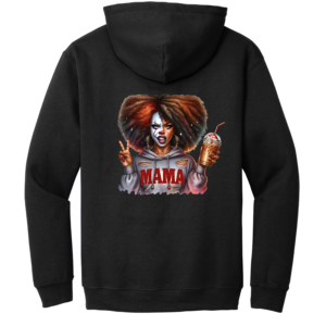 Custom Halloween Penny-Wise Red Hair Mama Hoodie