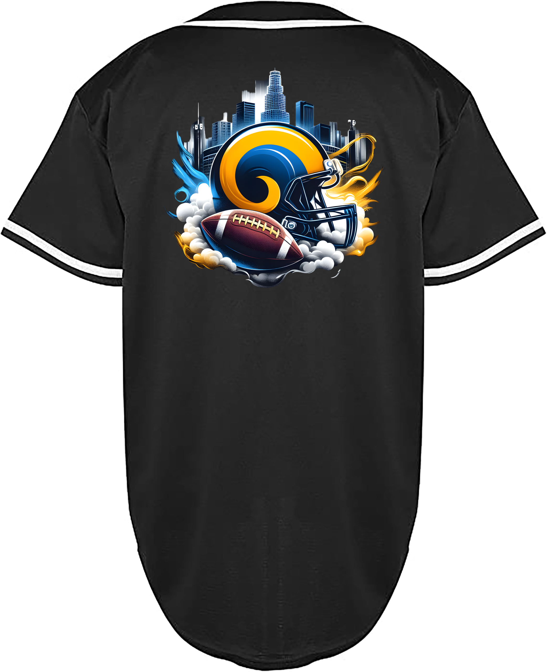 Custom Rams Helmet Jersey