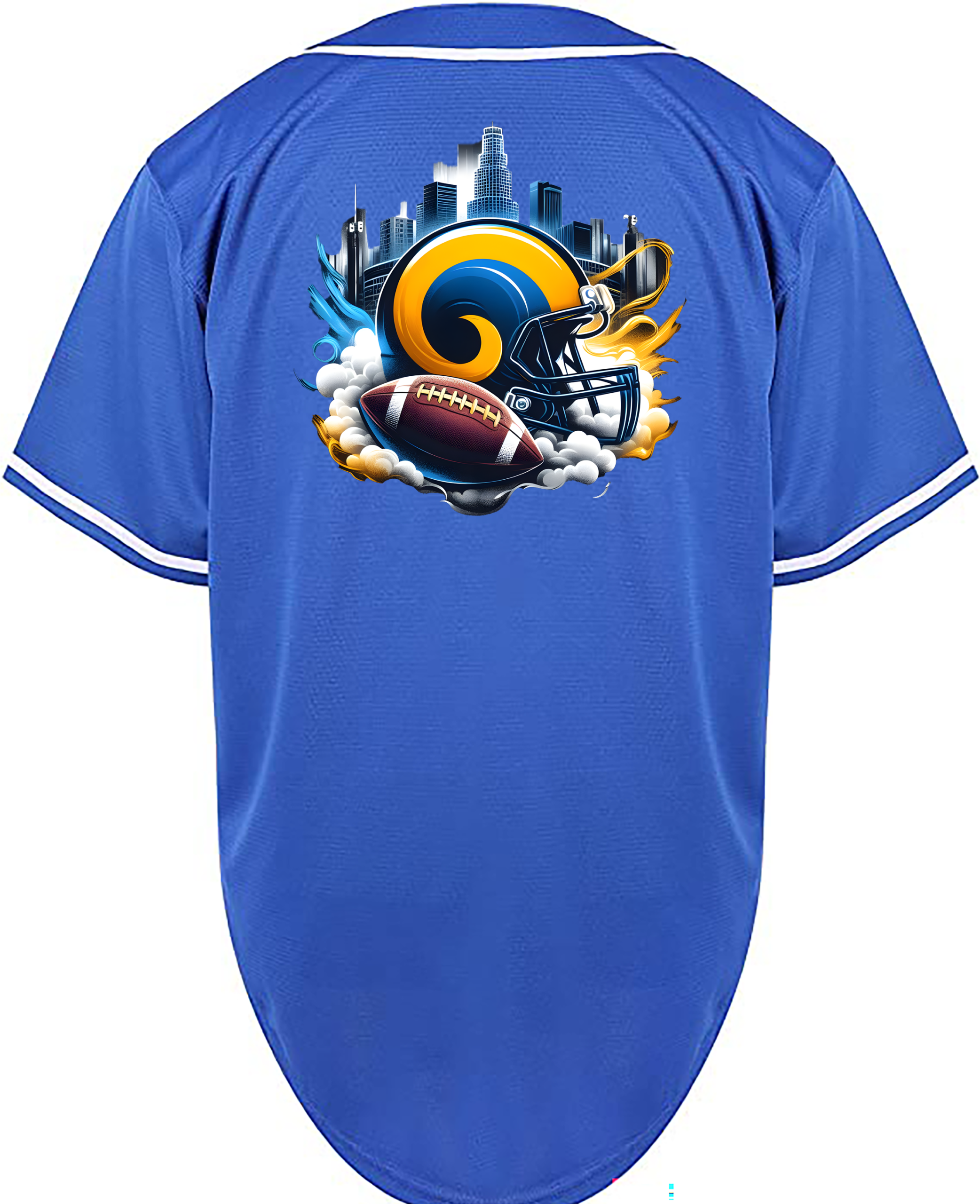 Custom Rams Helmet Jersey