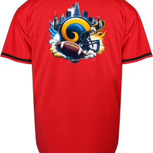 Custom Rams Helmet Jersey