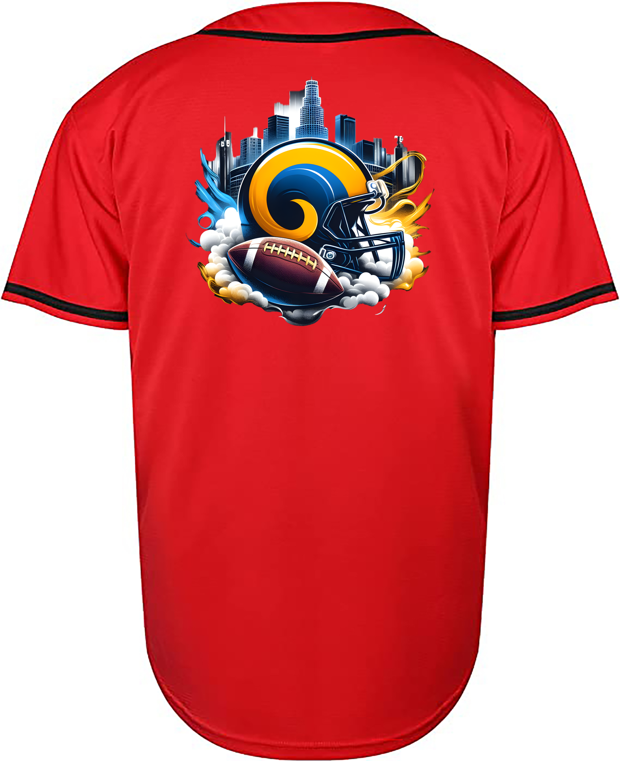 Custom Rams Helmet Jersey