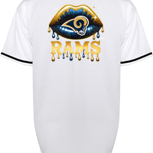Custom Rams Lips Jersey