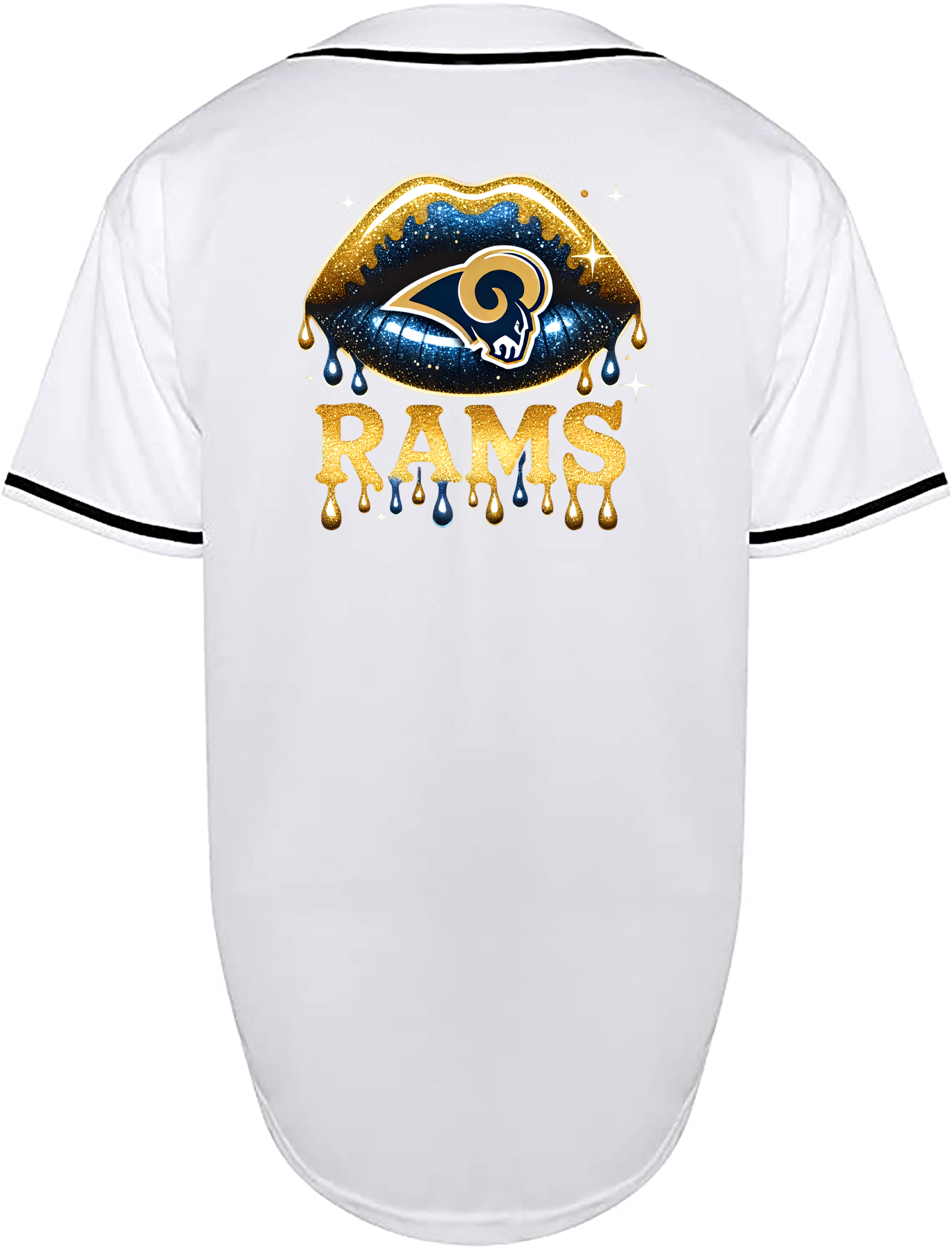 Custom Rams Lips Jersey