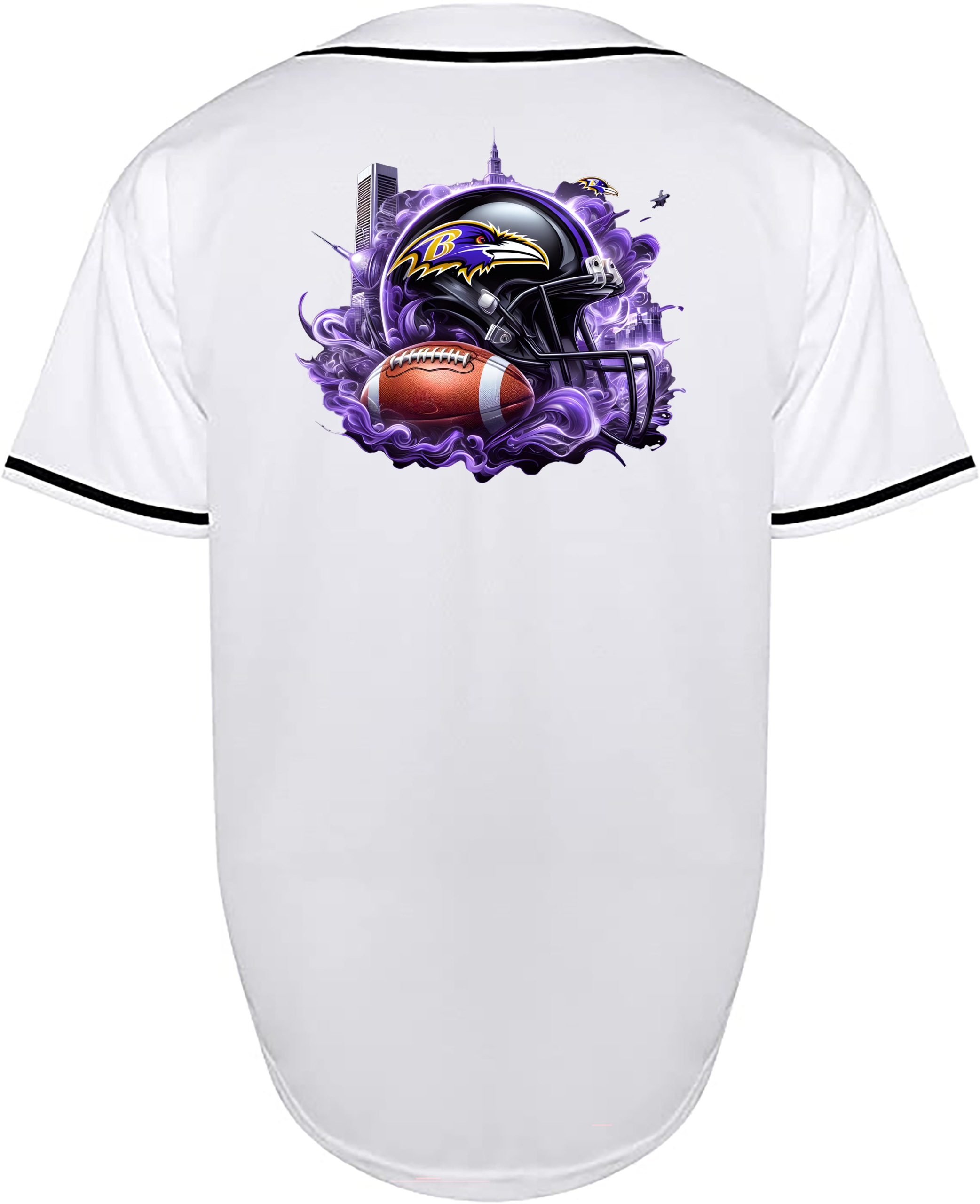 Custom Ravens Helmet Jersey