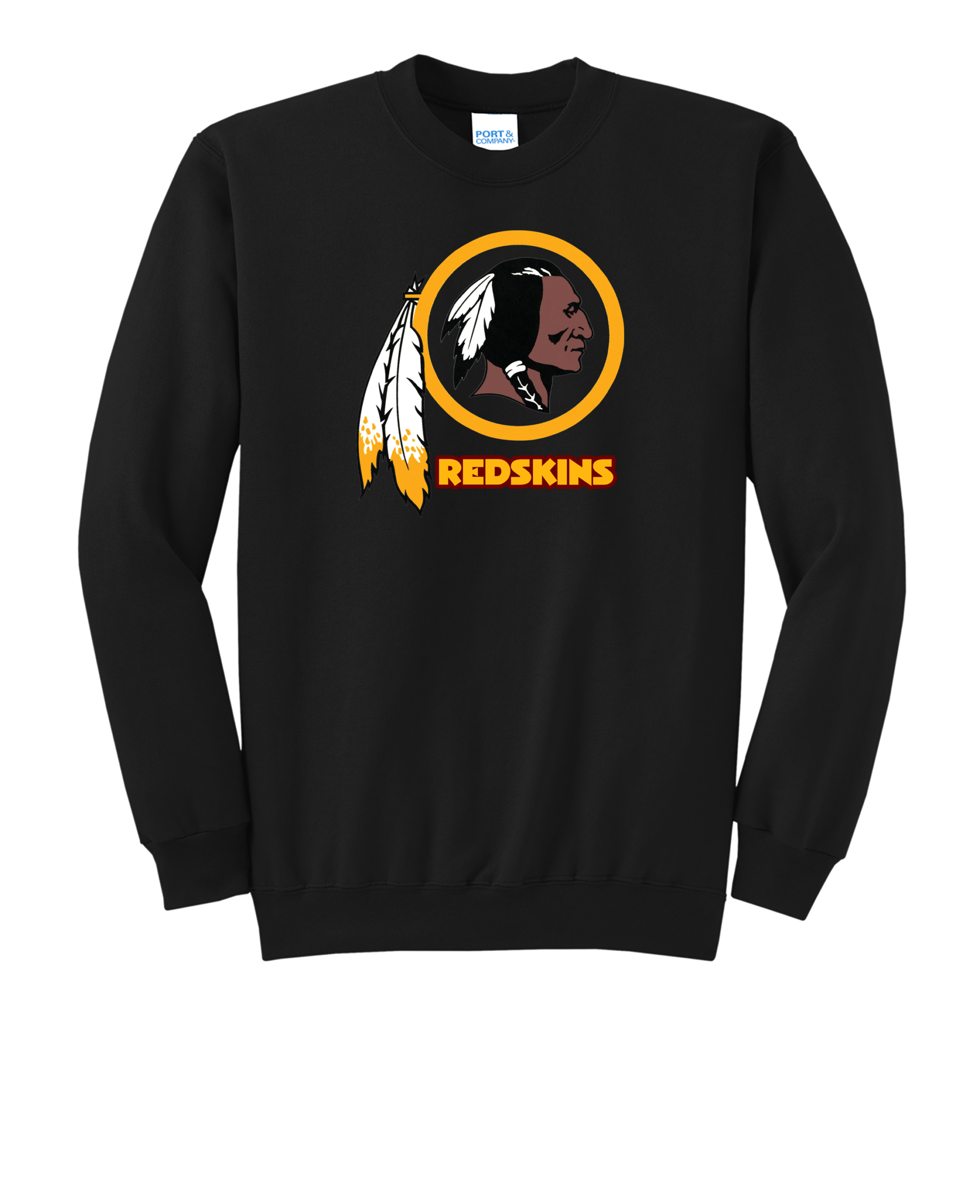 Custom Redskins Crew Neck Sweatshirt