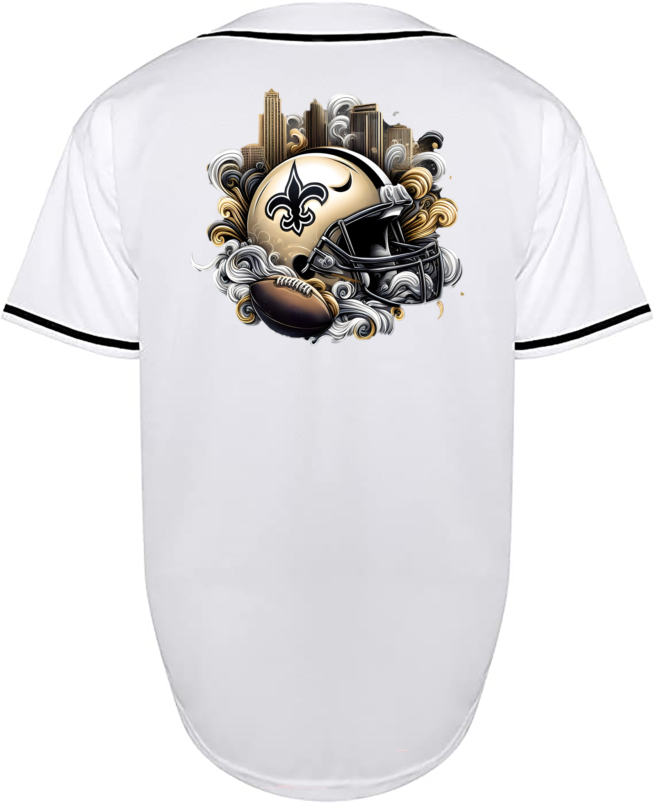 Custom Saints Helmet Jersey