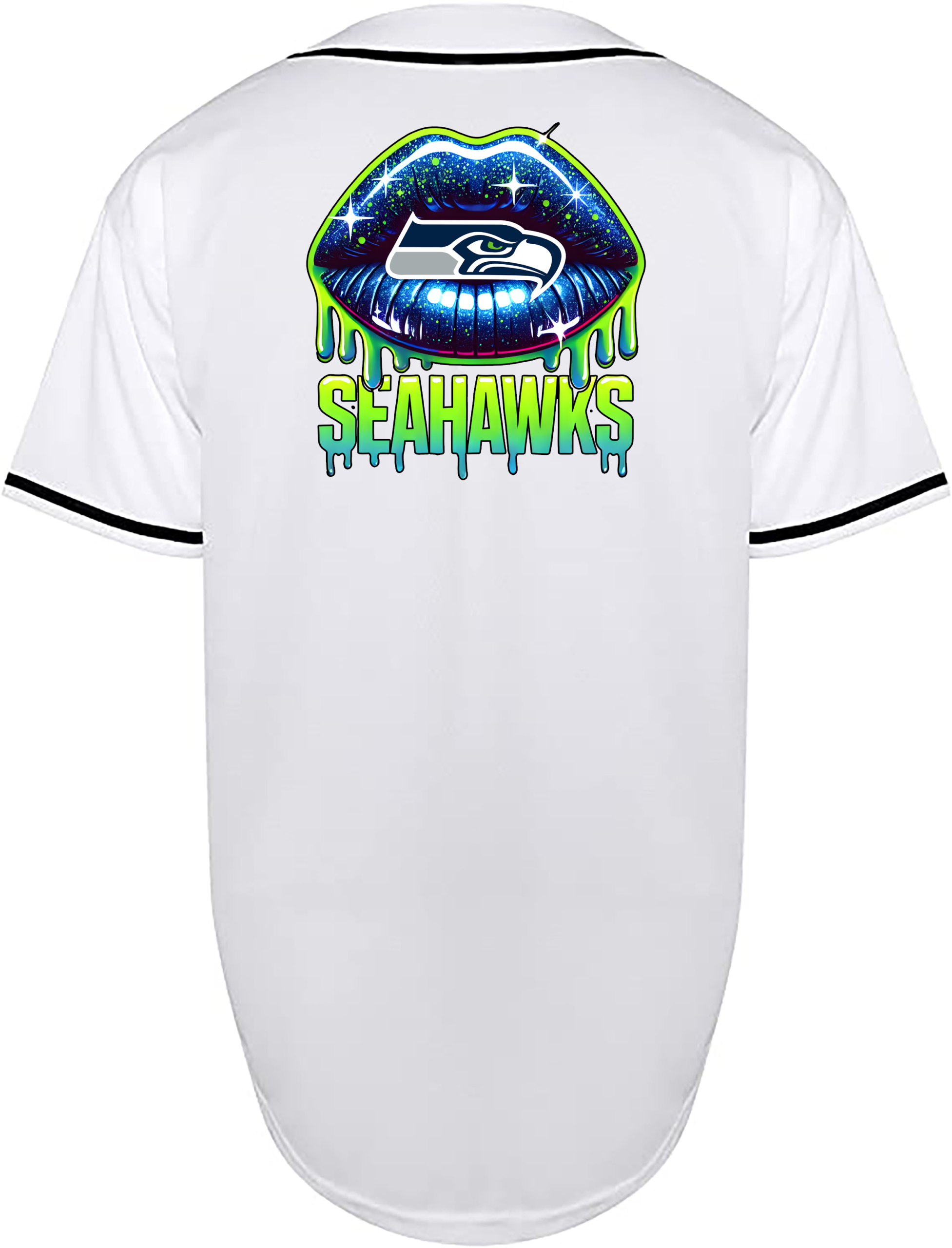 Custom Seahawks Lips Jersey