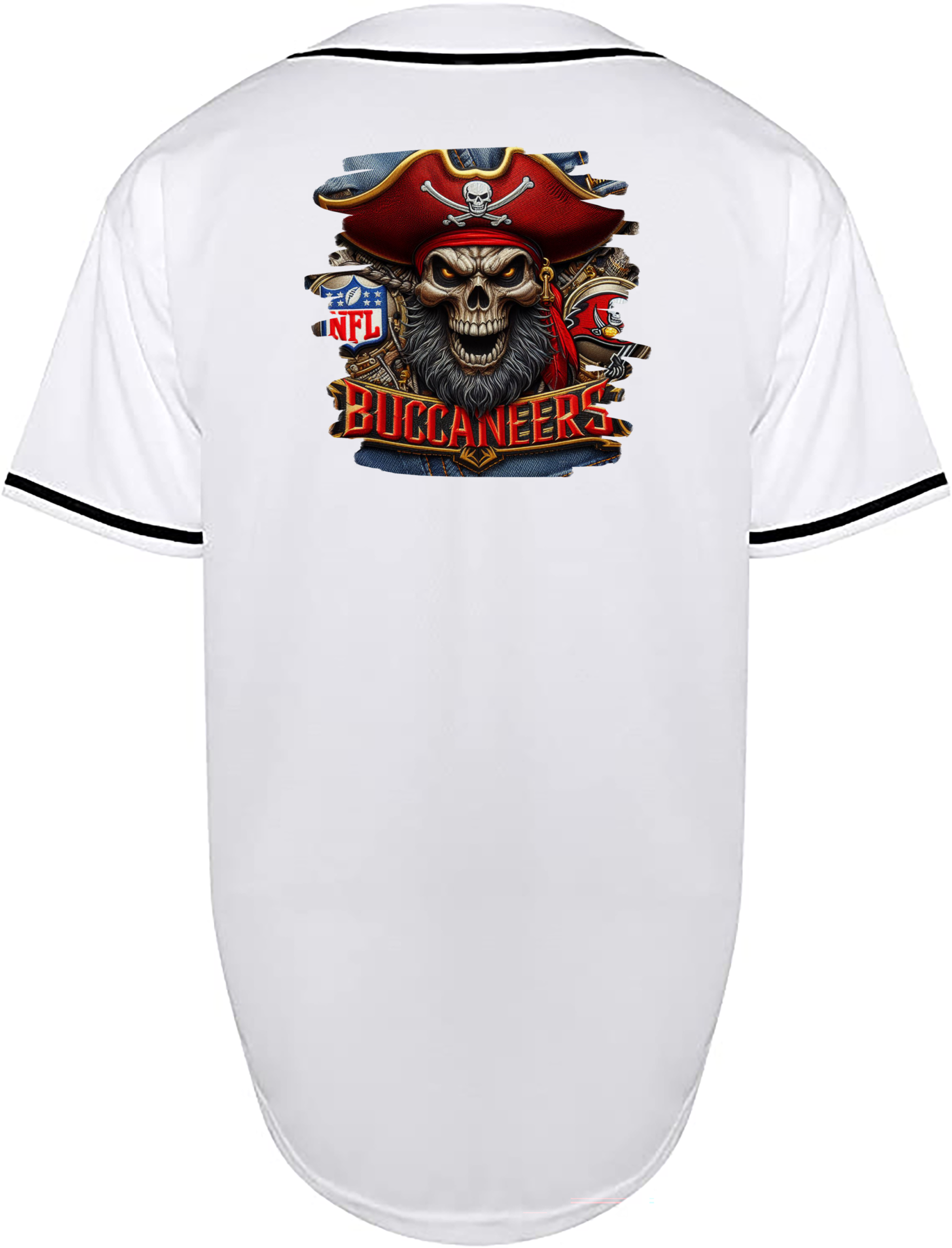 Custom Buccaneers Denim Design Jersey