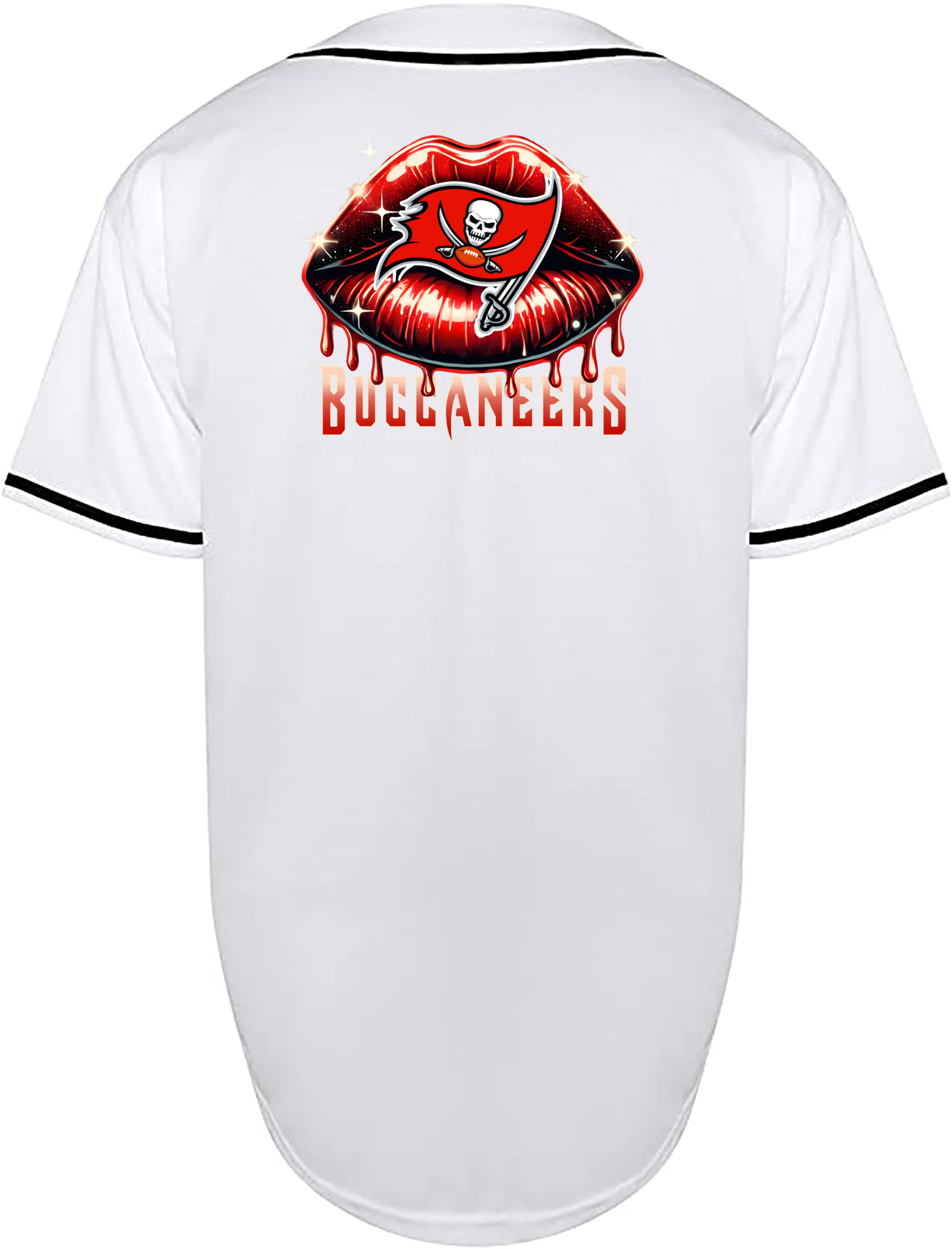 Custom Buccaneers Lips Jersey