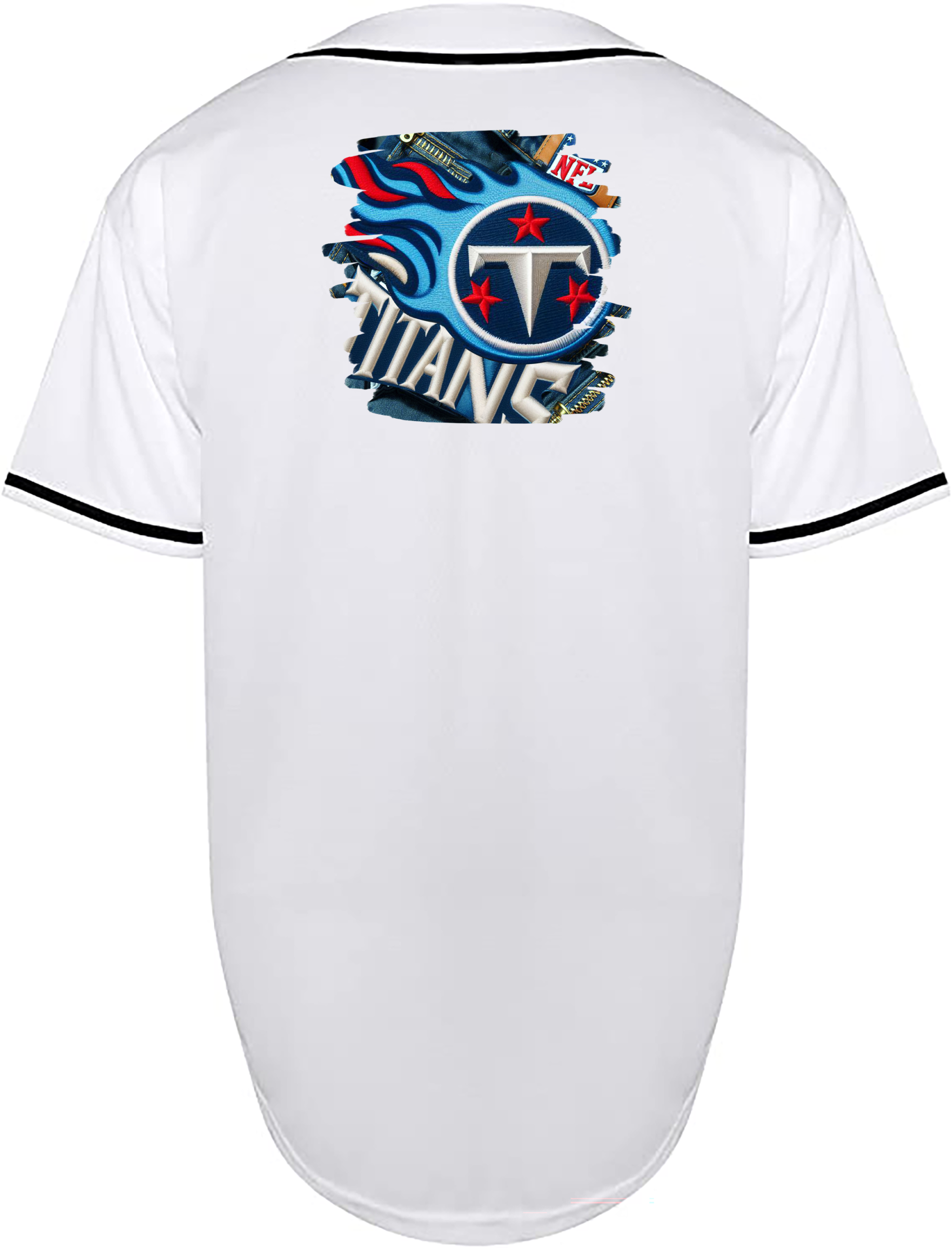 Custom Titans Denim Jersey
