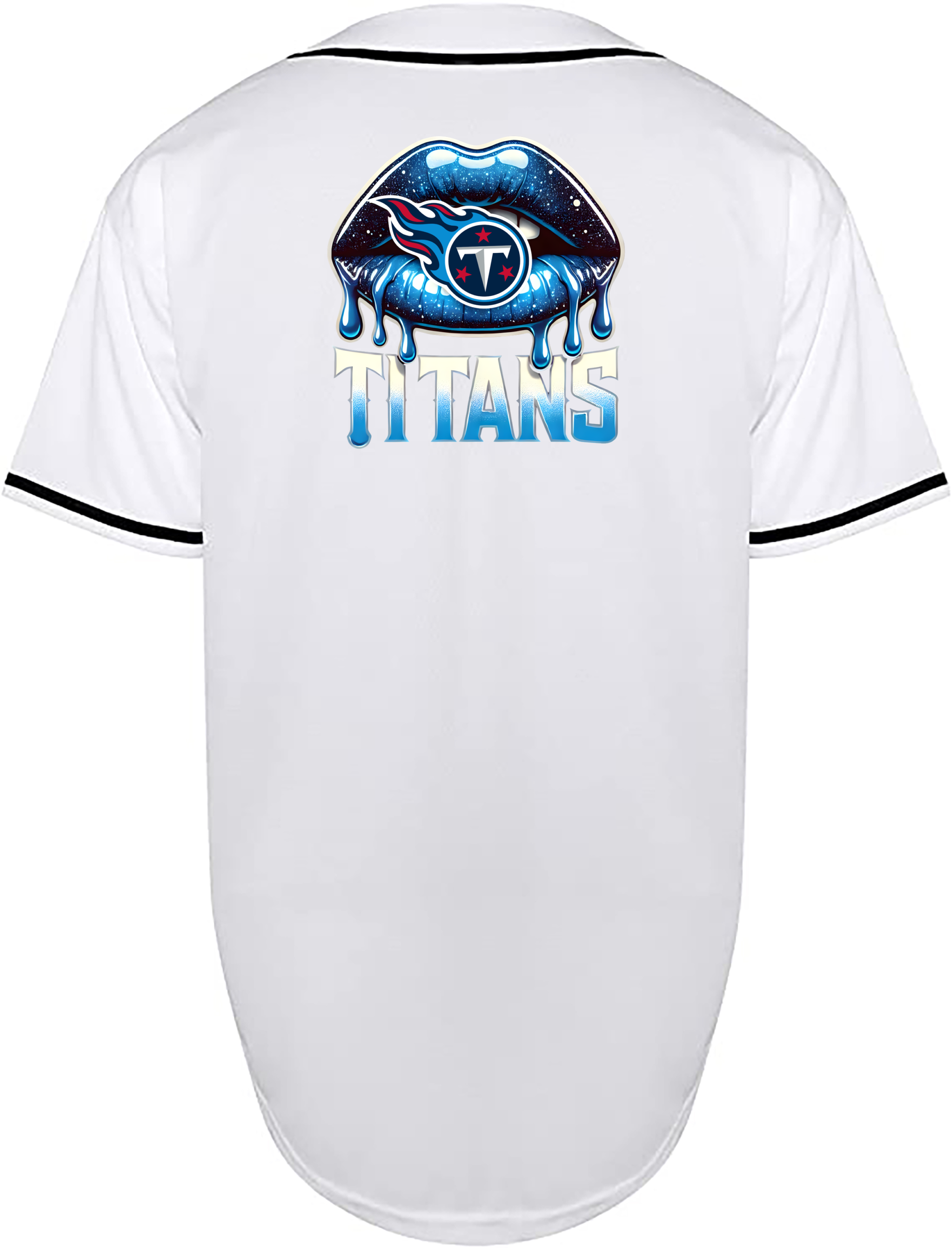 Custom Titans Lips Jersey