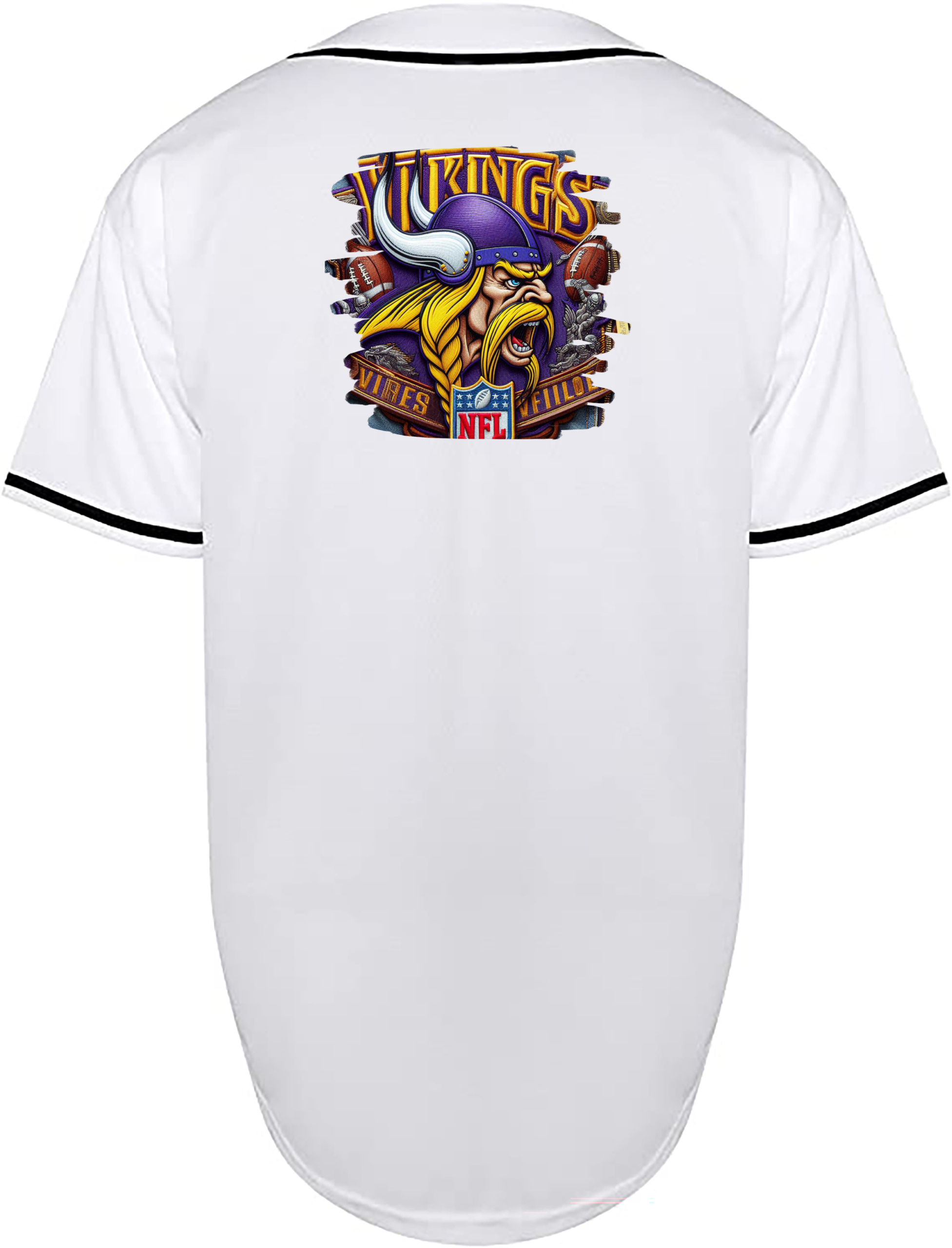 Custom Vikings Denim Jersey