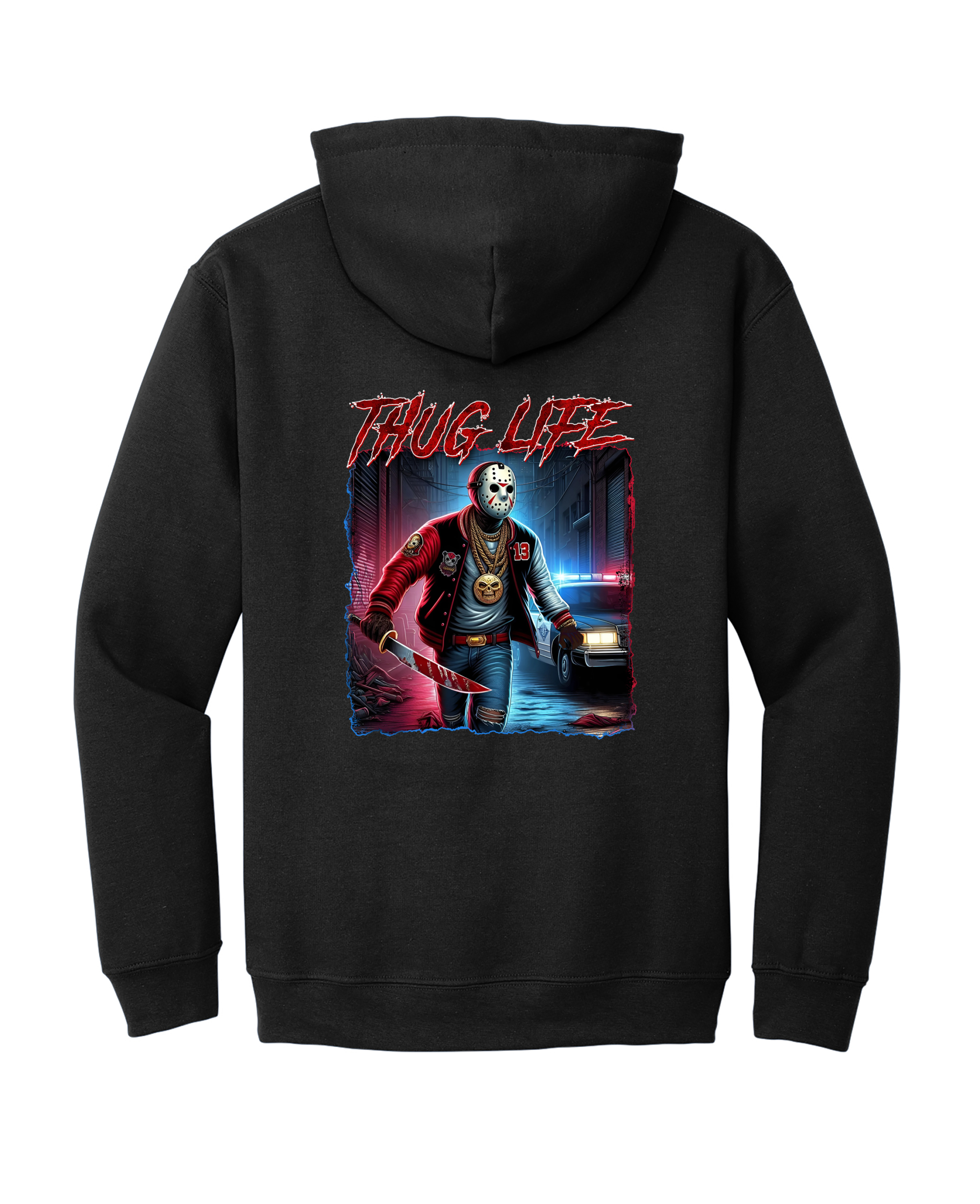 Custom Halloween Thug Life Jason Voorhees Hoodie