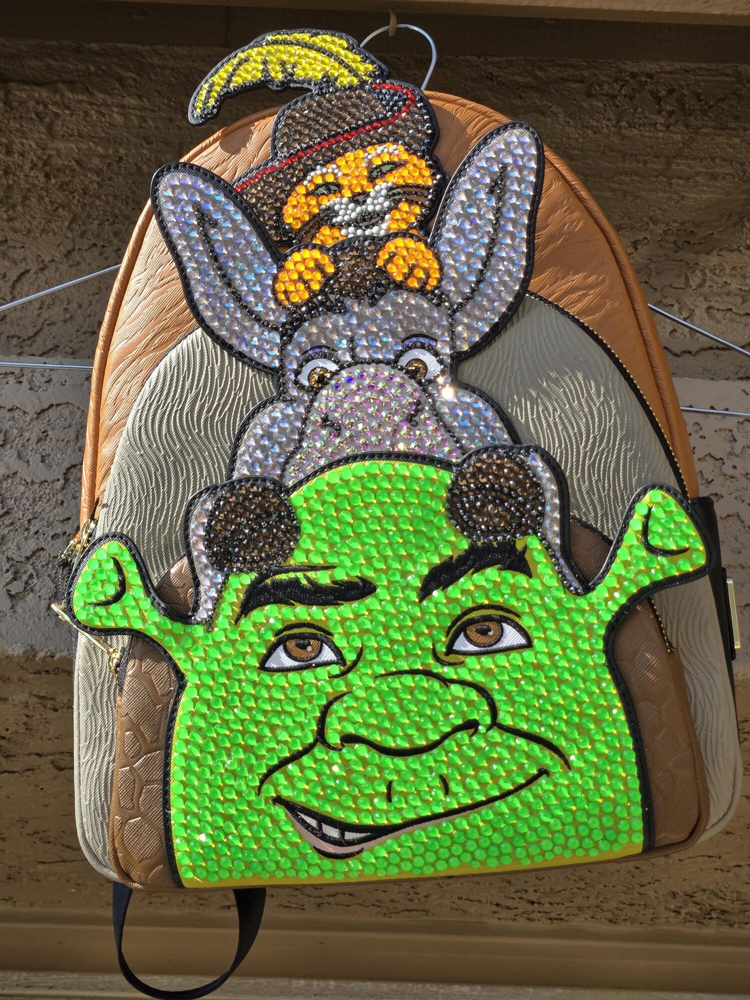 Disney LoungeFly Bling Shrek Mini Backpack