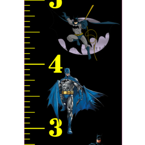 6FT Life Size Growth Chart Batman