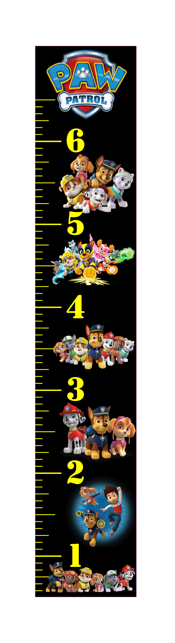 6FT Life Size Growth Paw Patrol