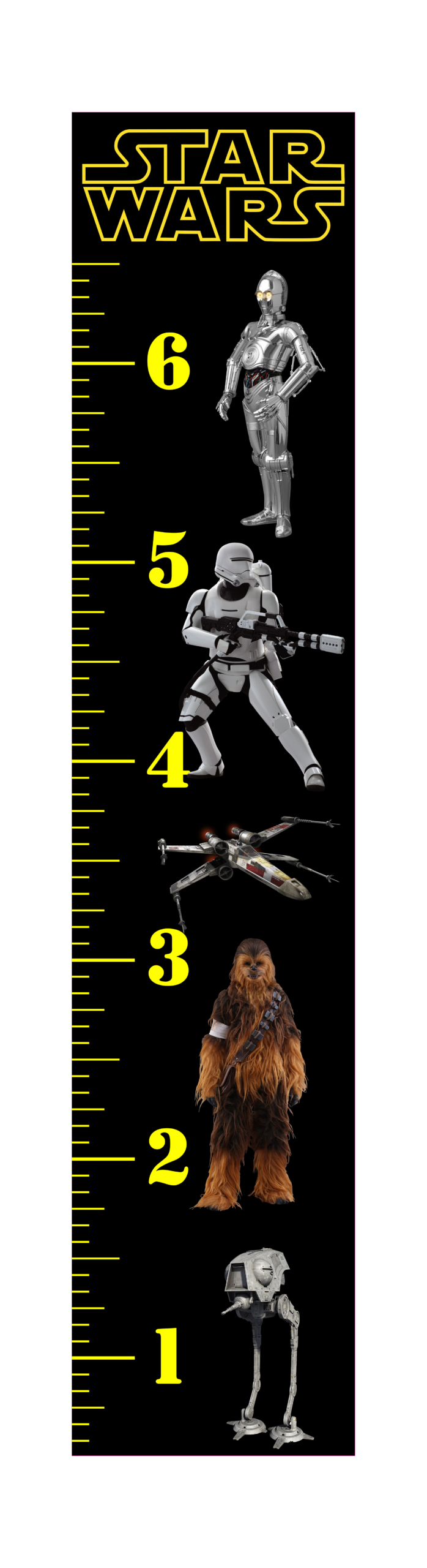 6FT Life Size Growth Star Wars