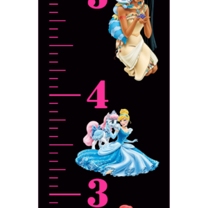 6FT Life Size Growth Chart Disney Princess