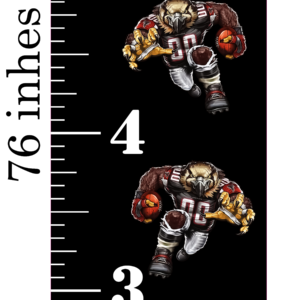 6FT Life Size Growth Chart Alanta Falcons