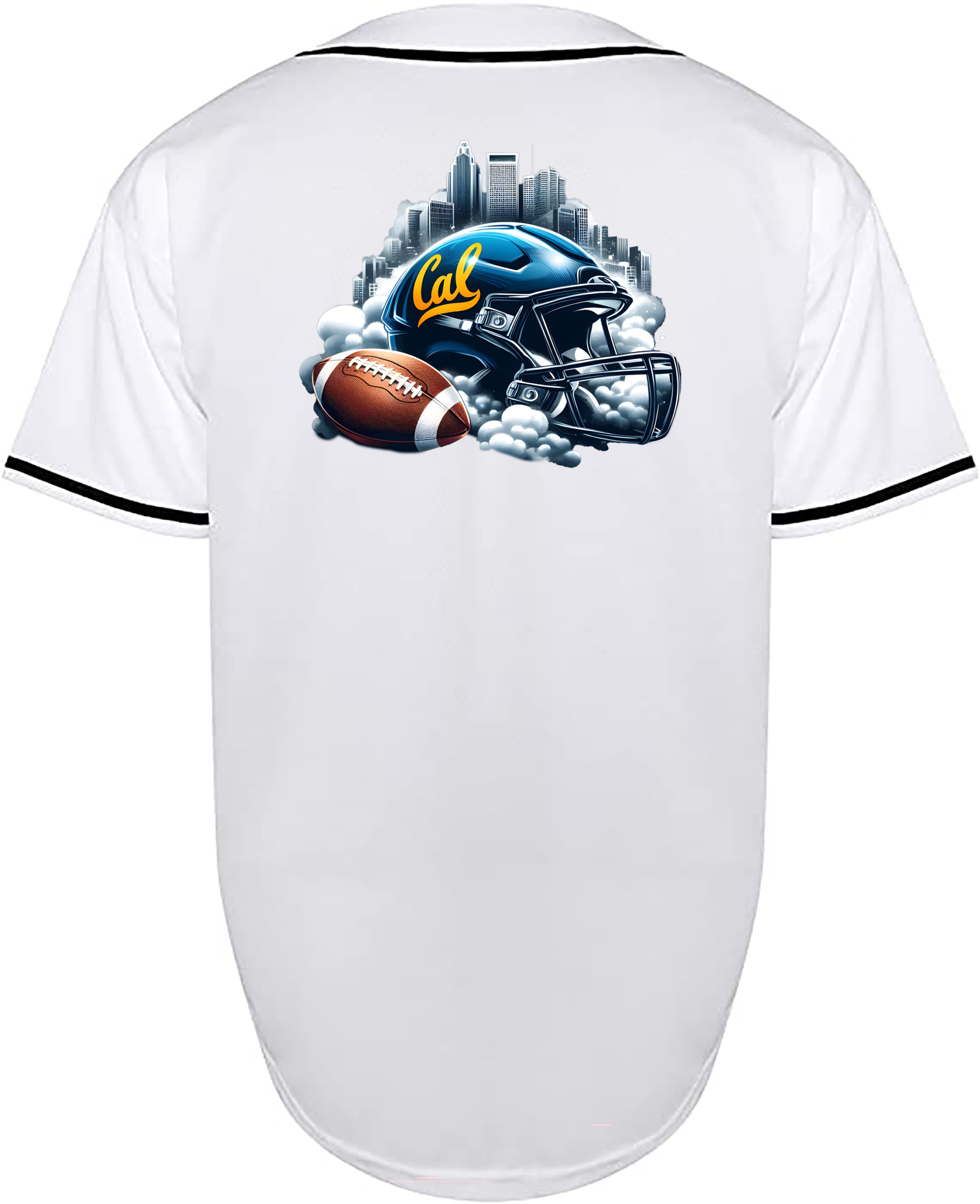 Custom Berkely Cal Golden Bears HELMET JERSEY