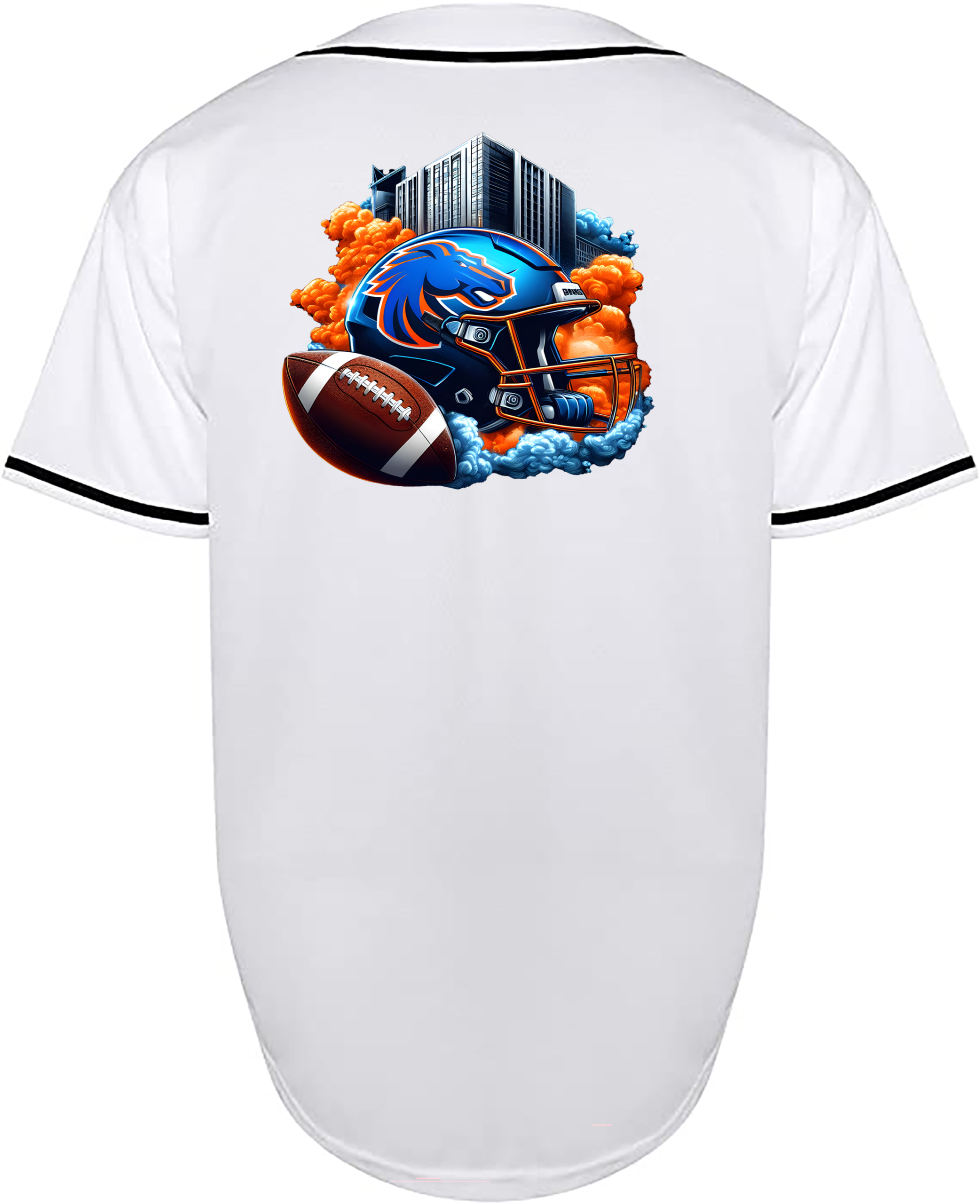 Custom Boise State Broncos HELMET JERSEY