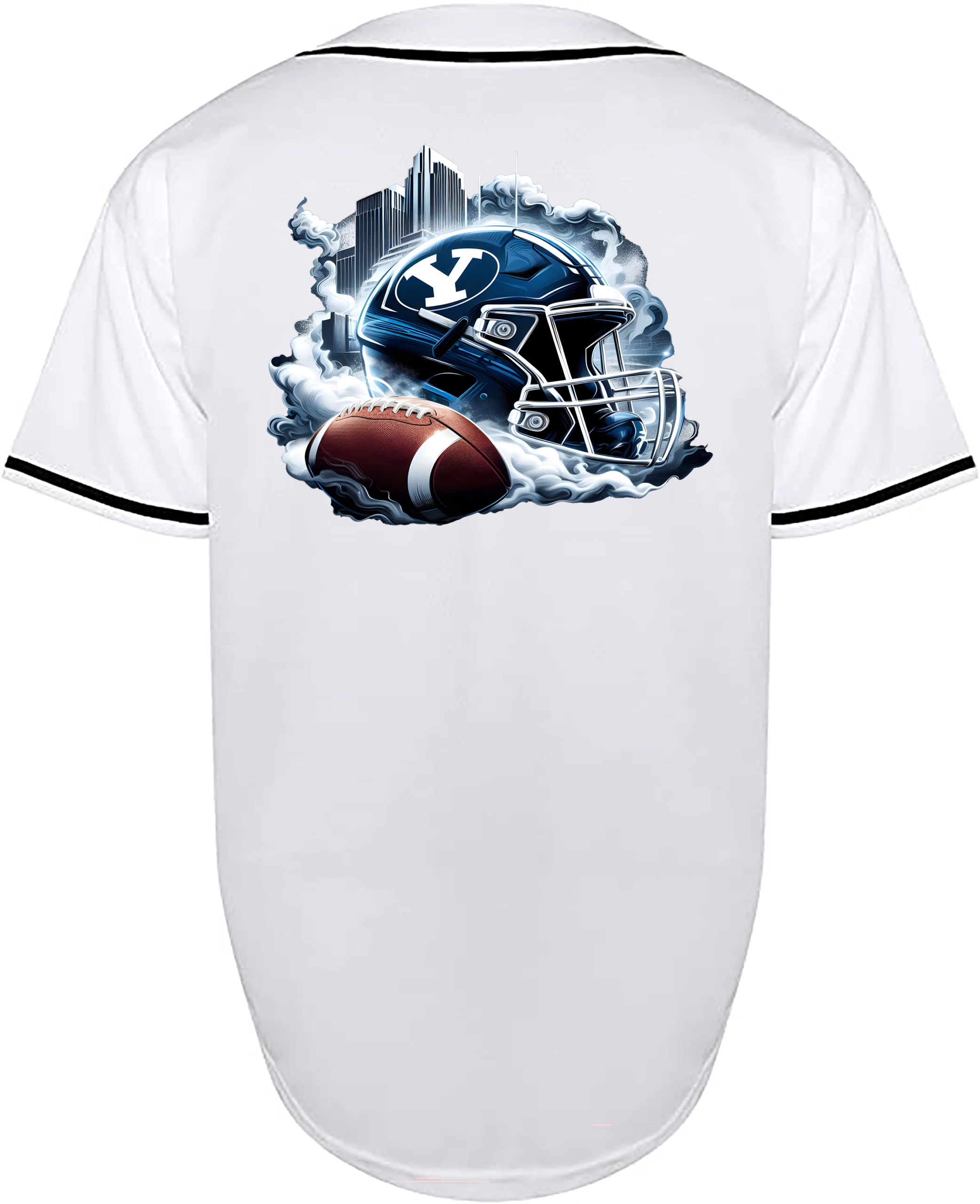 Custom Brigham Young U Cougars HELMET JERSEY