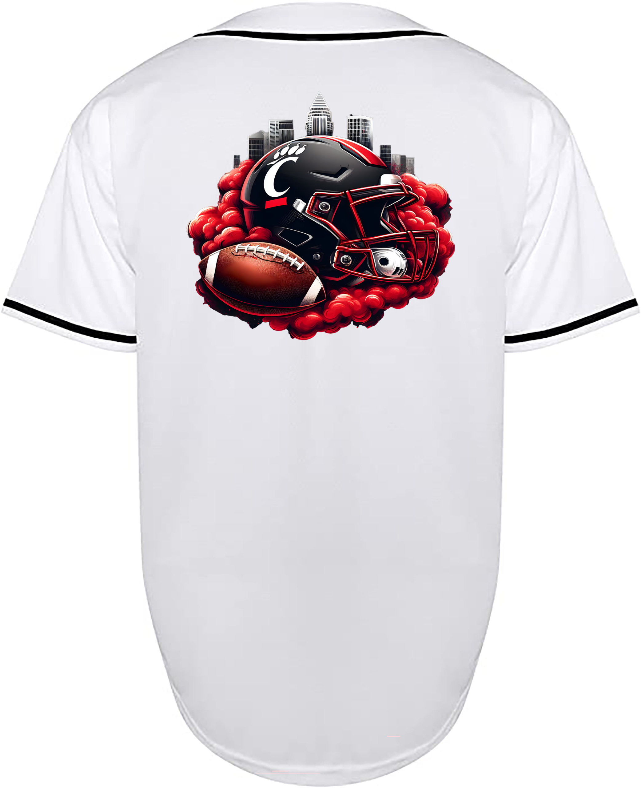 Custom Cincinatti Bearcats HELMET JERSEY