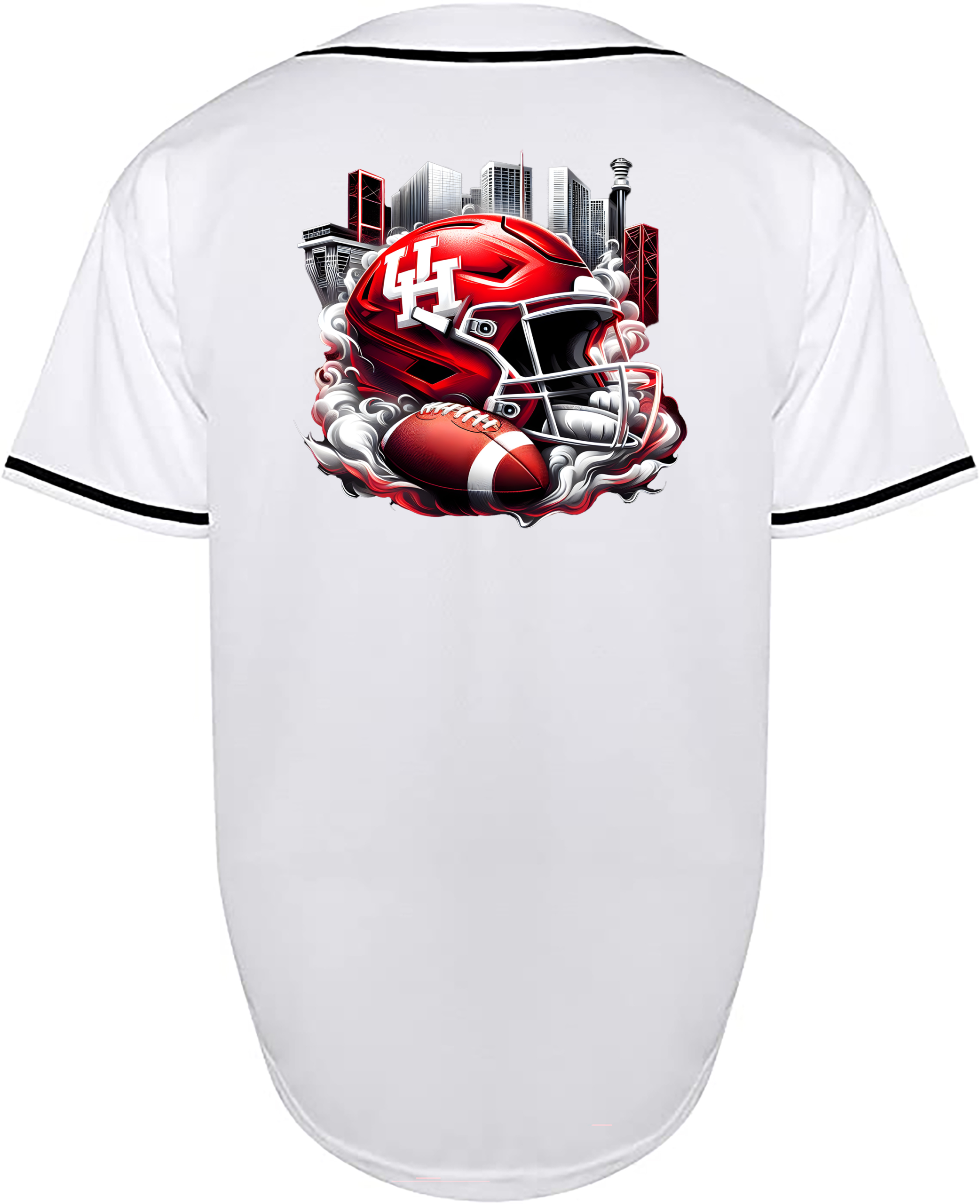 Custom Huston Cougars HELMET JERSEY