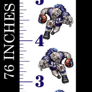 6FT Life Size Growth Chart Indianapolis Colts