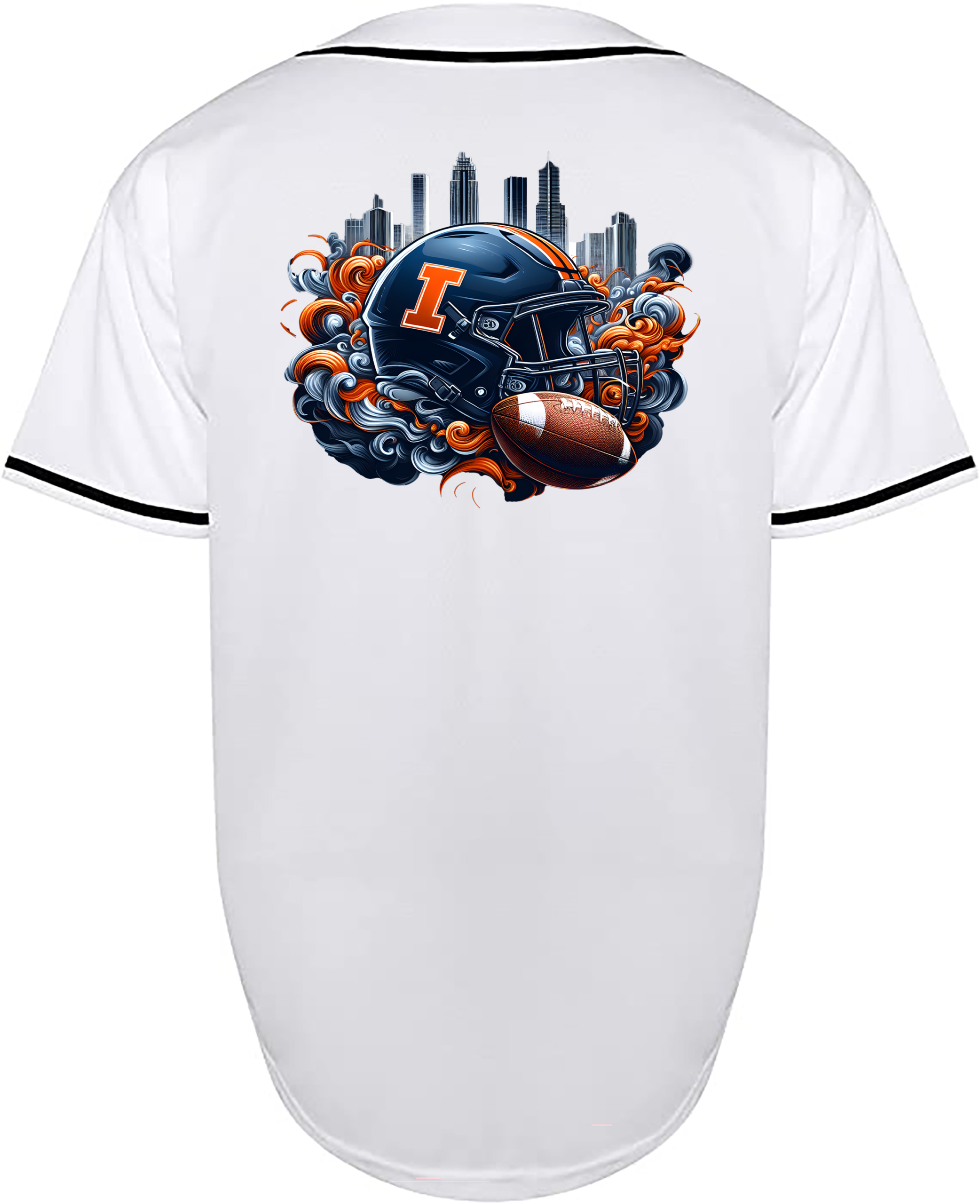 Custom Illinois University HELMET JERSEY