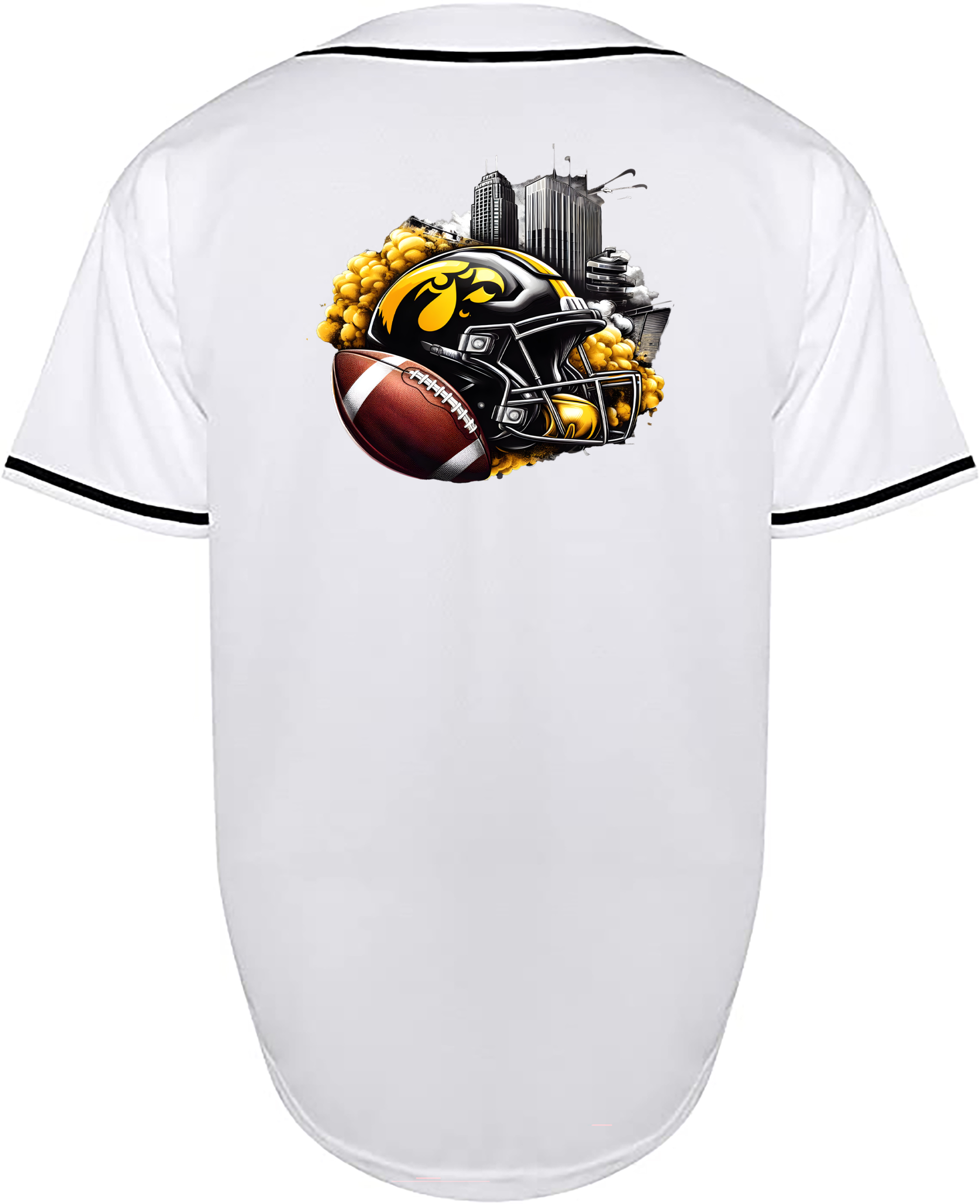 Custom Iowa Hawkeyes HELMET JERSEY