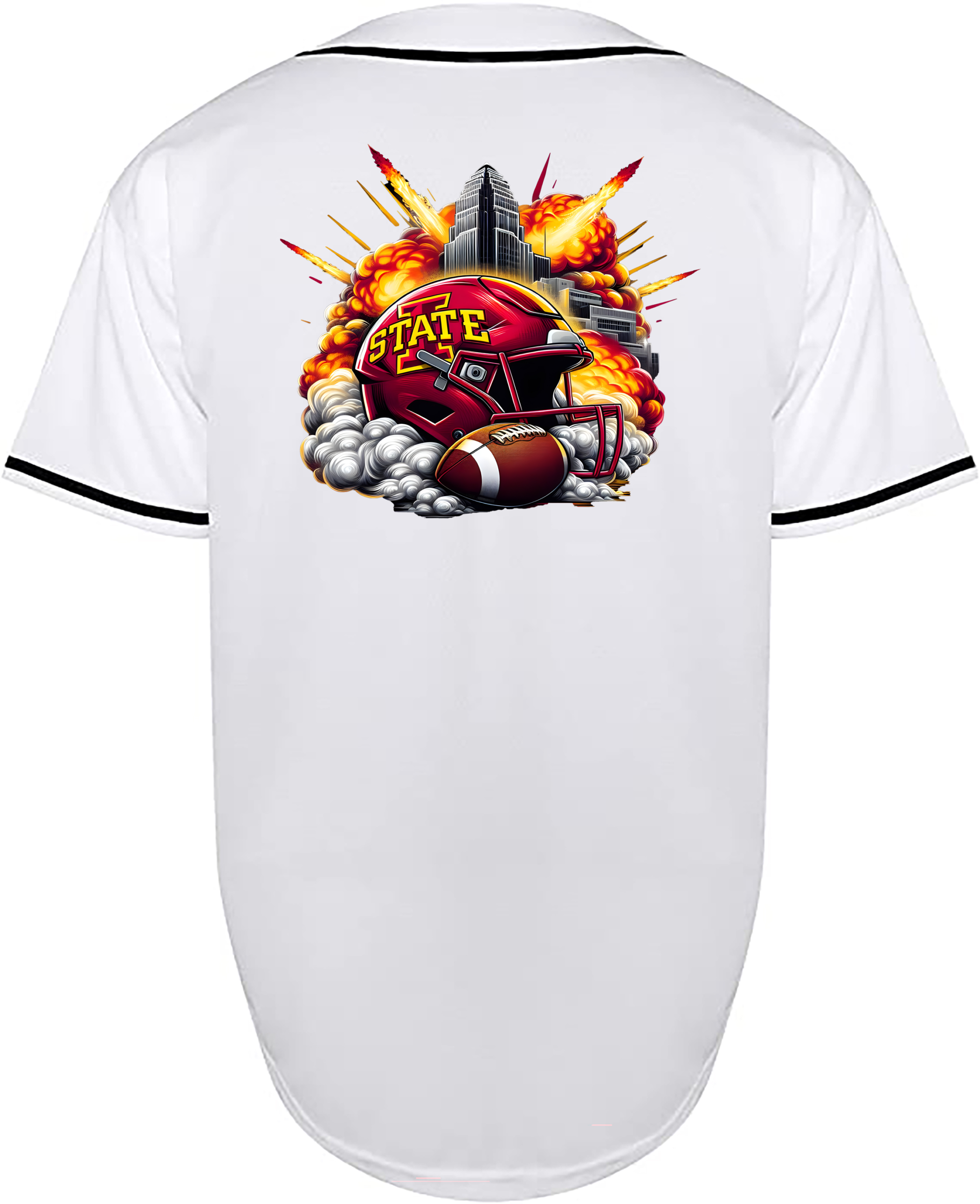 Custom Iowa State Cyclones HELMET JERSEY